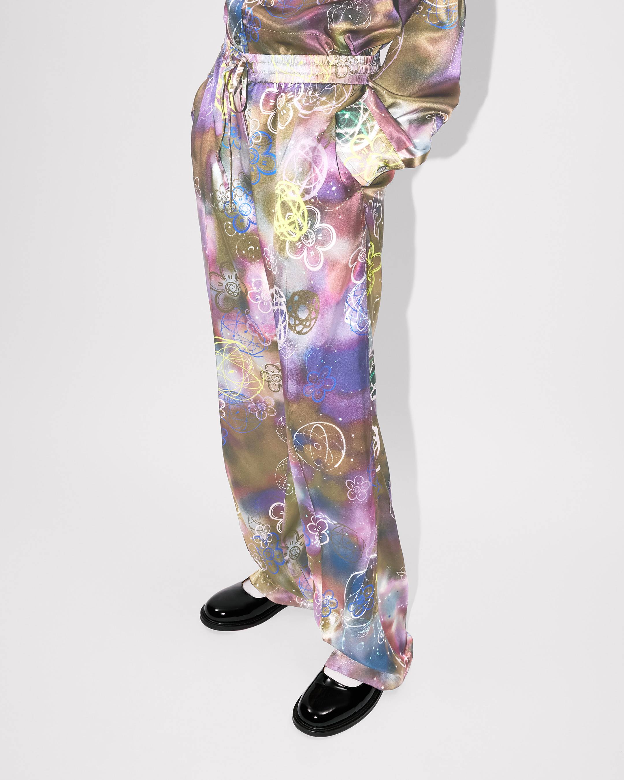 'Kenzo x Futura 2000' pants in silk