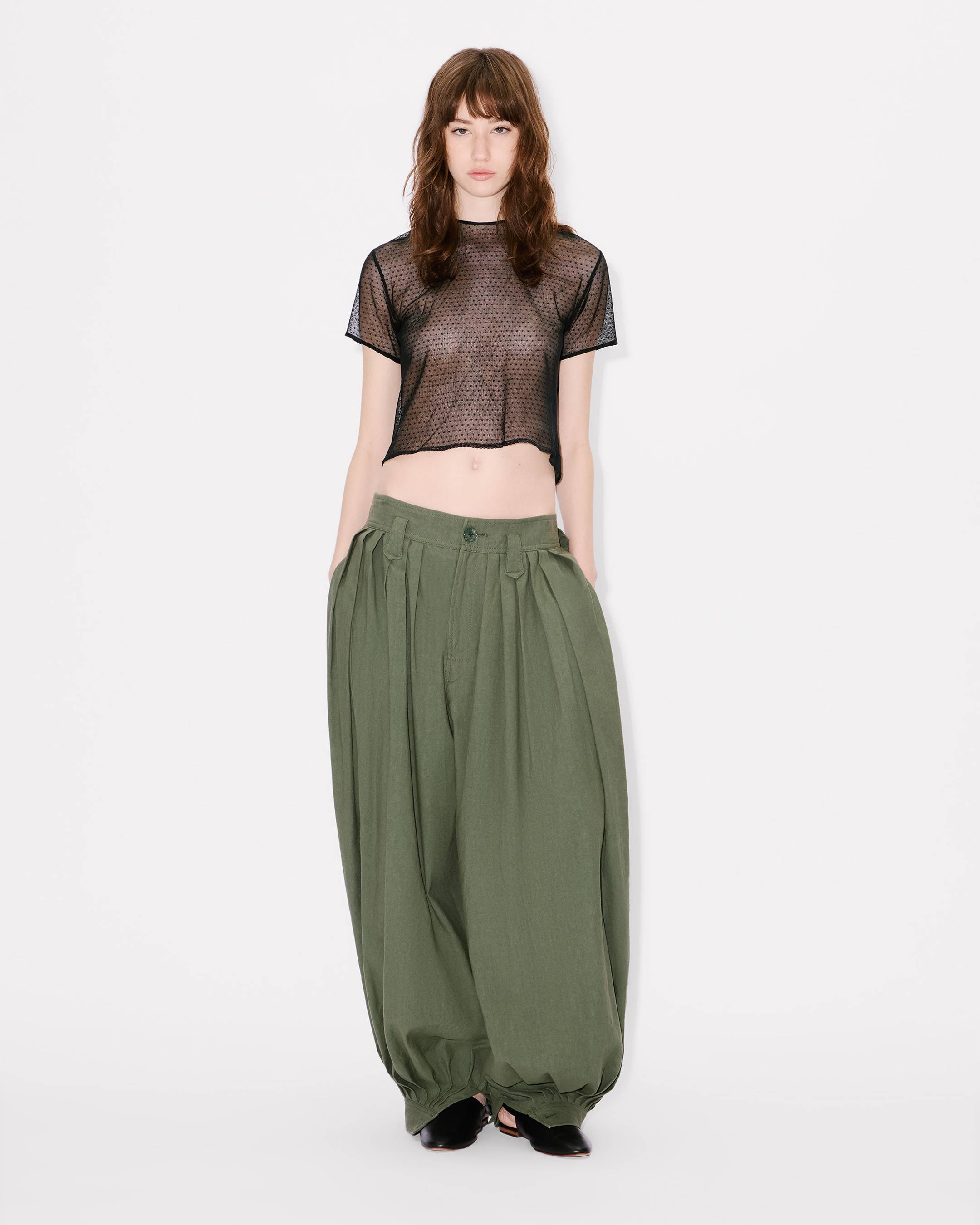 Balloon pants cotton
