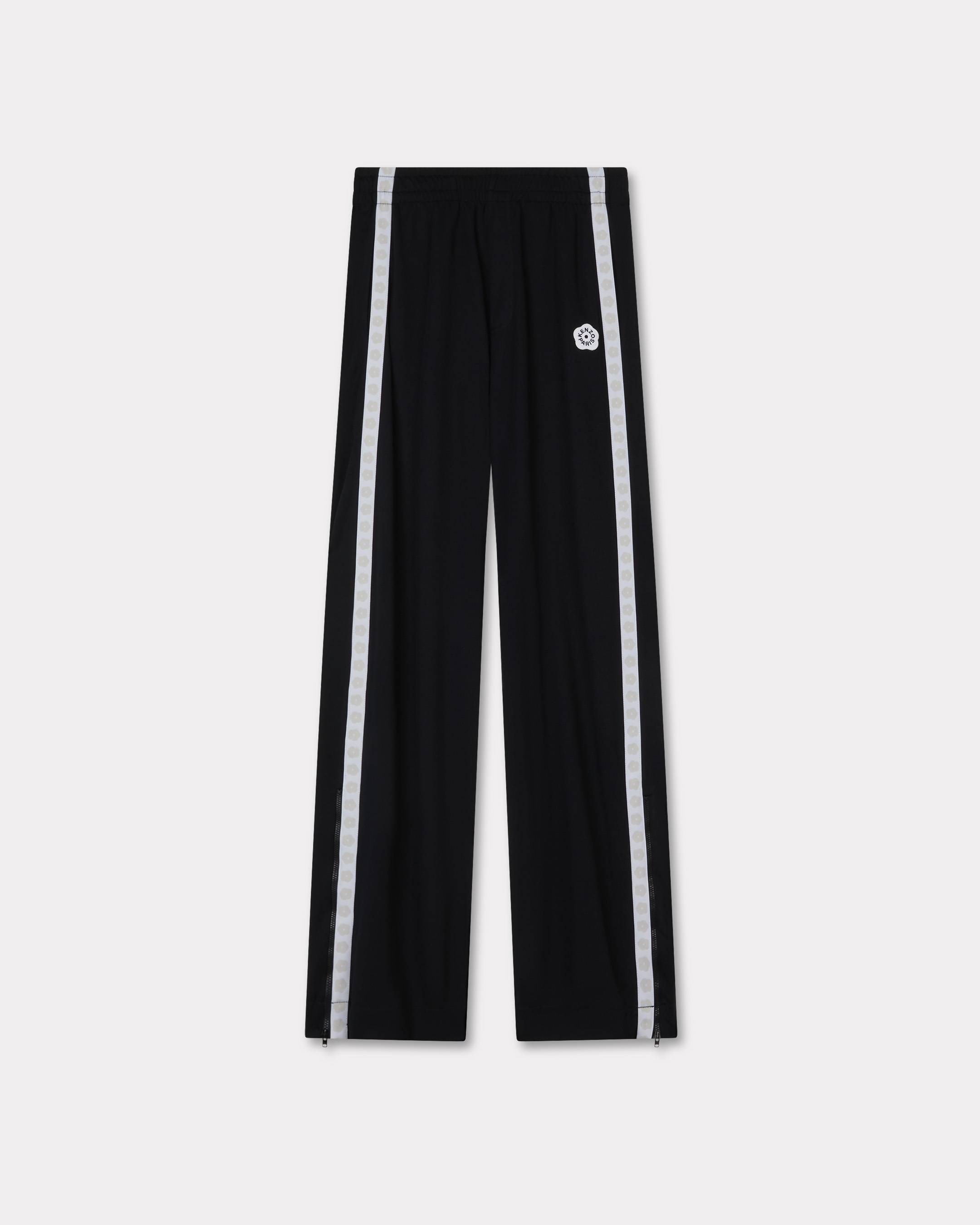 KENZO 'Boke Flower 2.0' Embroidered Trackpants, Woman, Black, Size Xs, Polyester/elastane