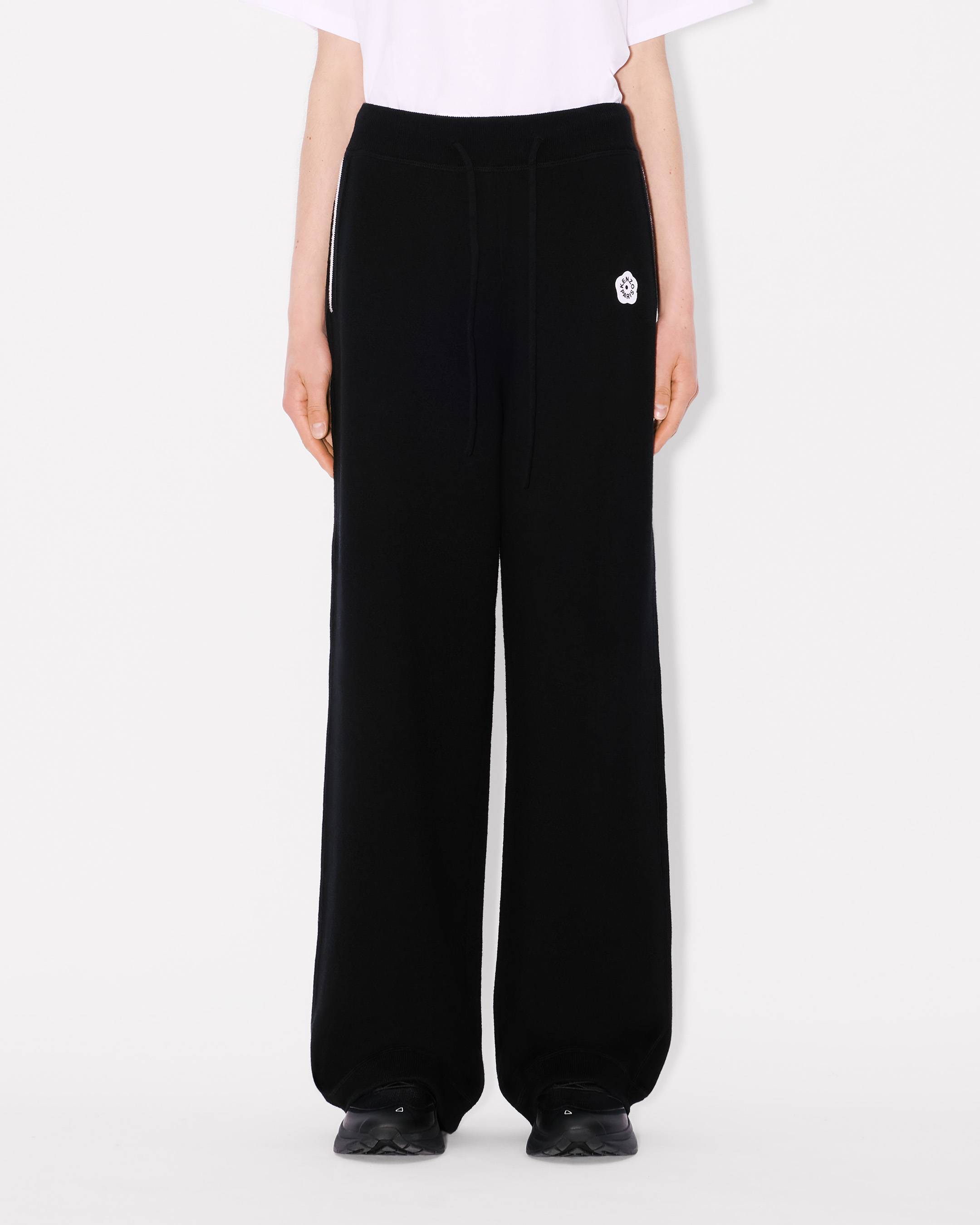 Hose mit „Boke Flower 2.0“-Stickerei aus Wolle und Baumwolle
