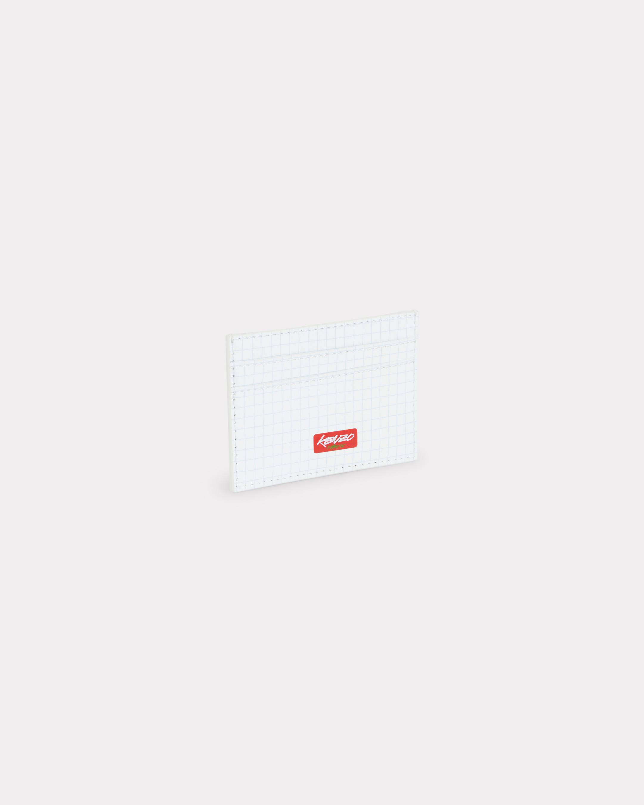 'Kenzo x Futura 2000' card holder 'Kenzo Paper' in leather