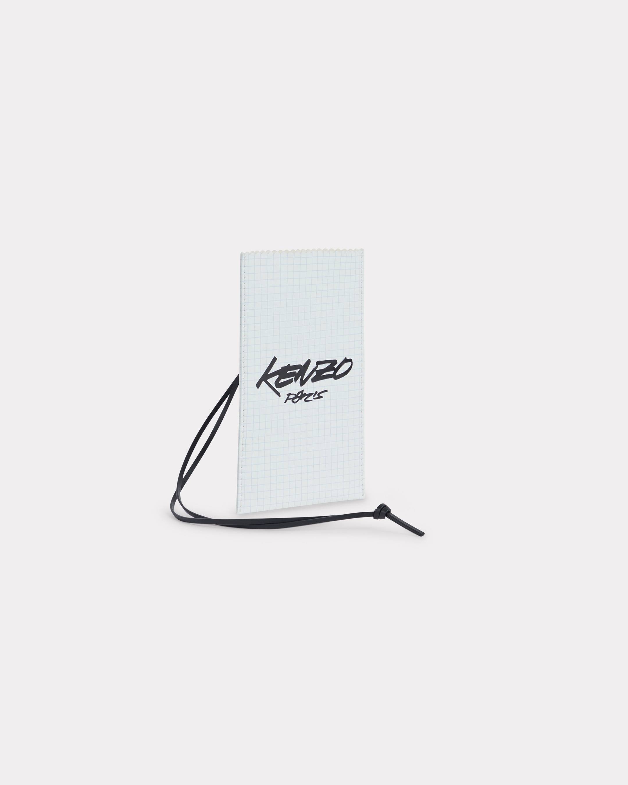 KENZO ' x Futura 2000' iPhone Case Paper' , Woman, White, Size One, Leather