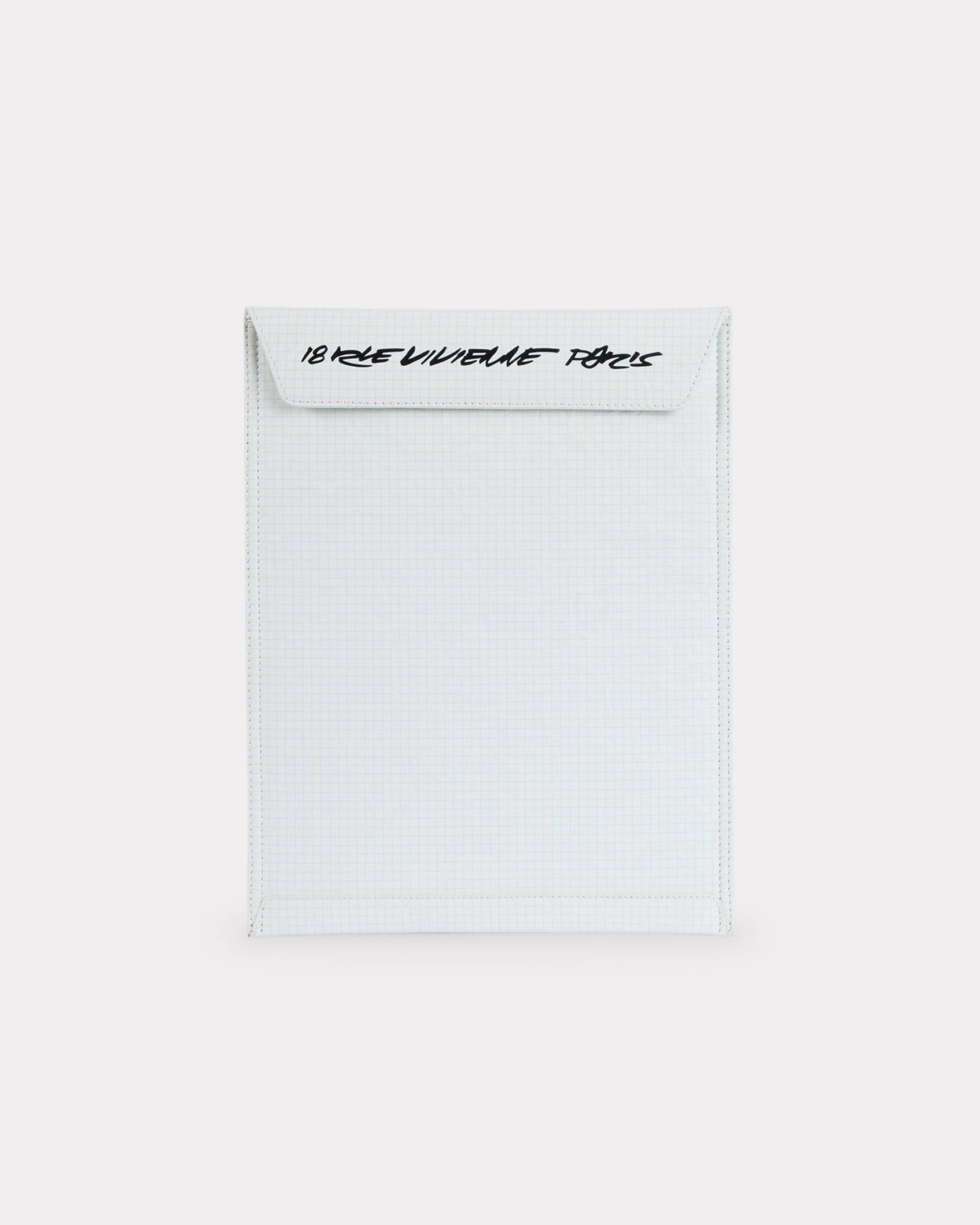 'Kenzo x Futura 2000' レザー 'Kenzo Paper' PC ケース