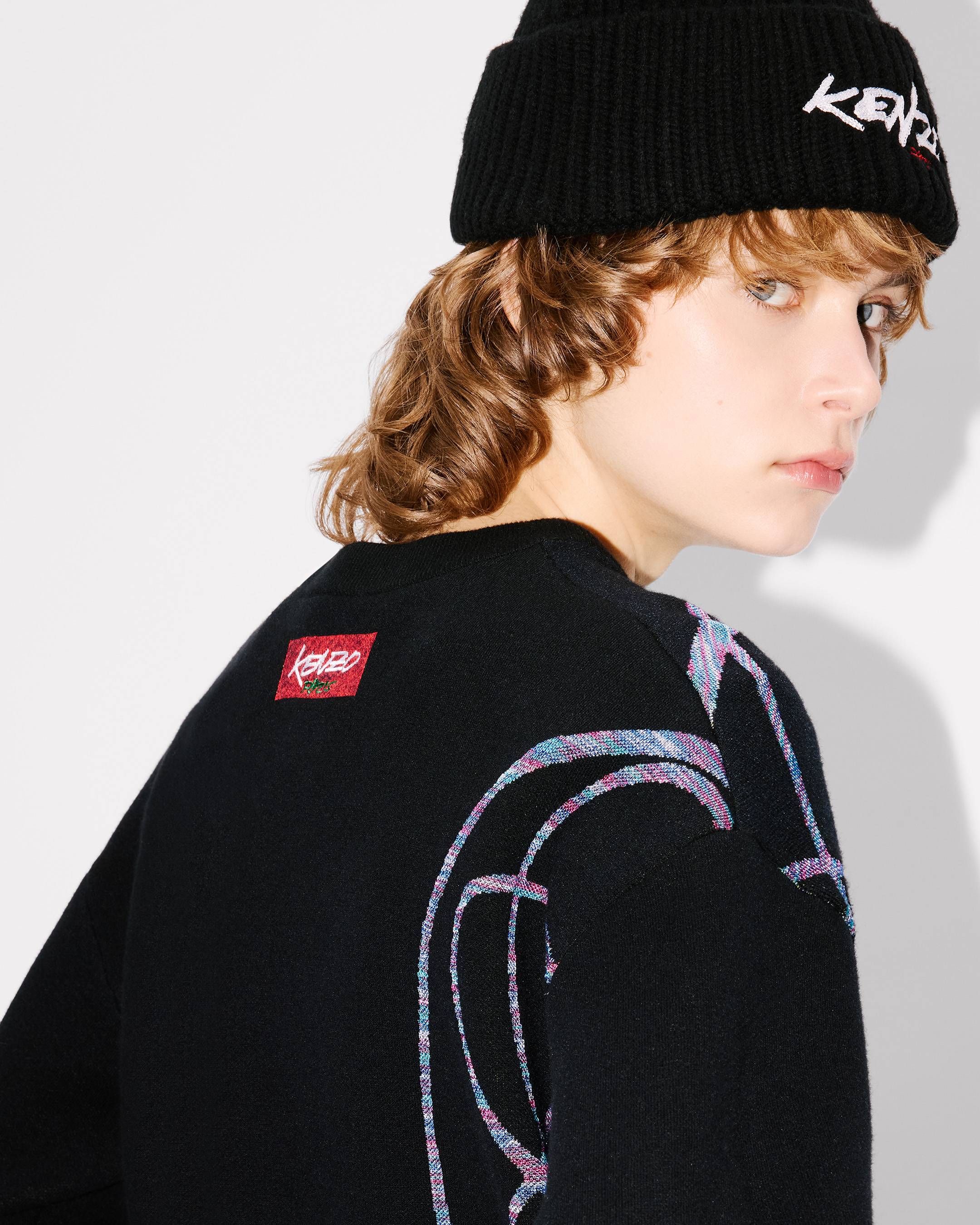 'Kenzo x Futura 2000' jumper in mixed cotton wool