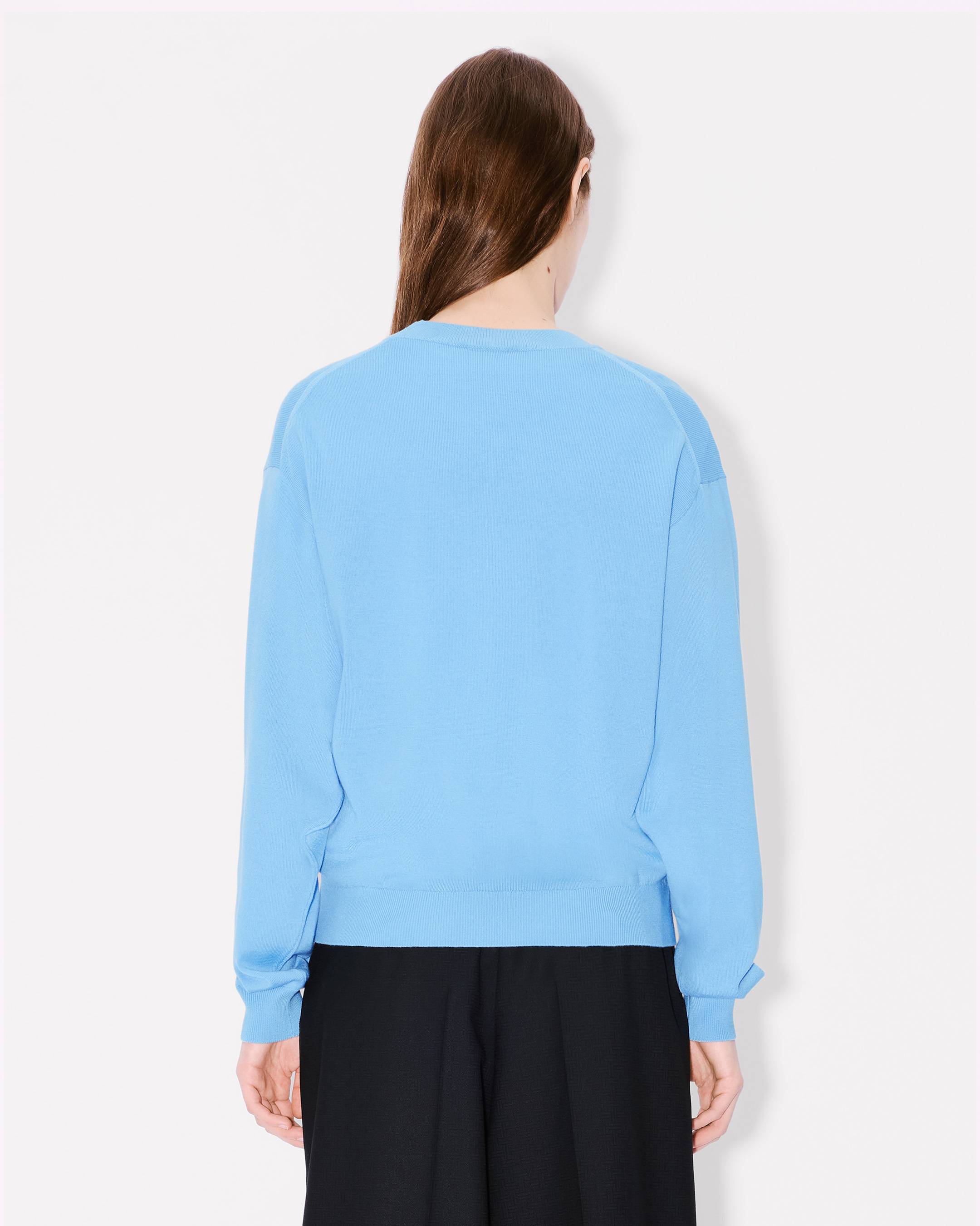 'Boke Flower' embroidered jumper in Merino wool