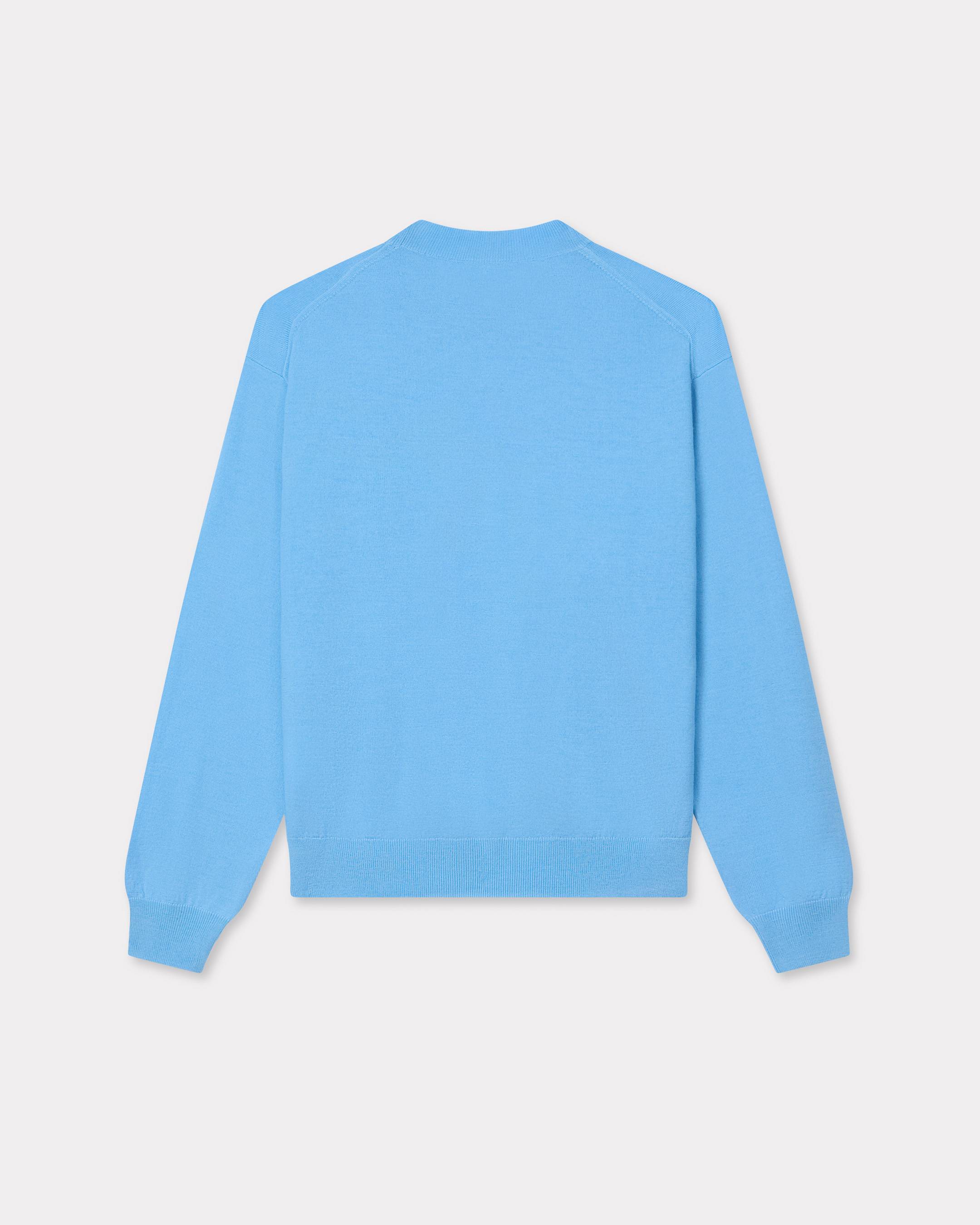 'Boke Flower' embroidered jumper in Merino wool
