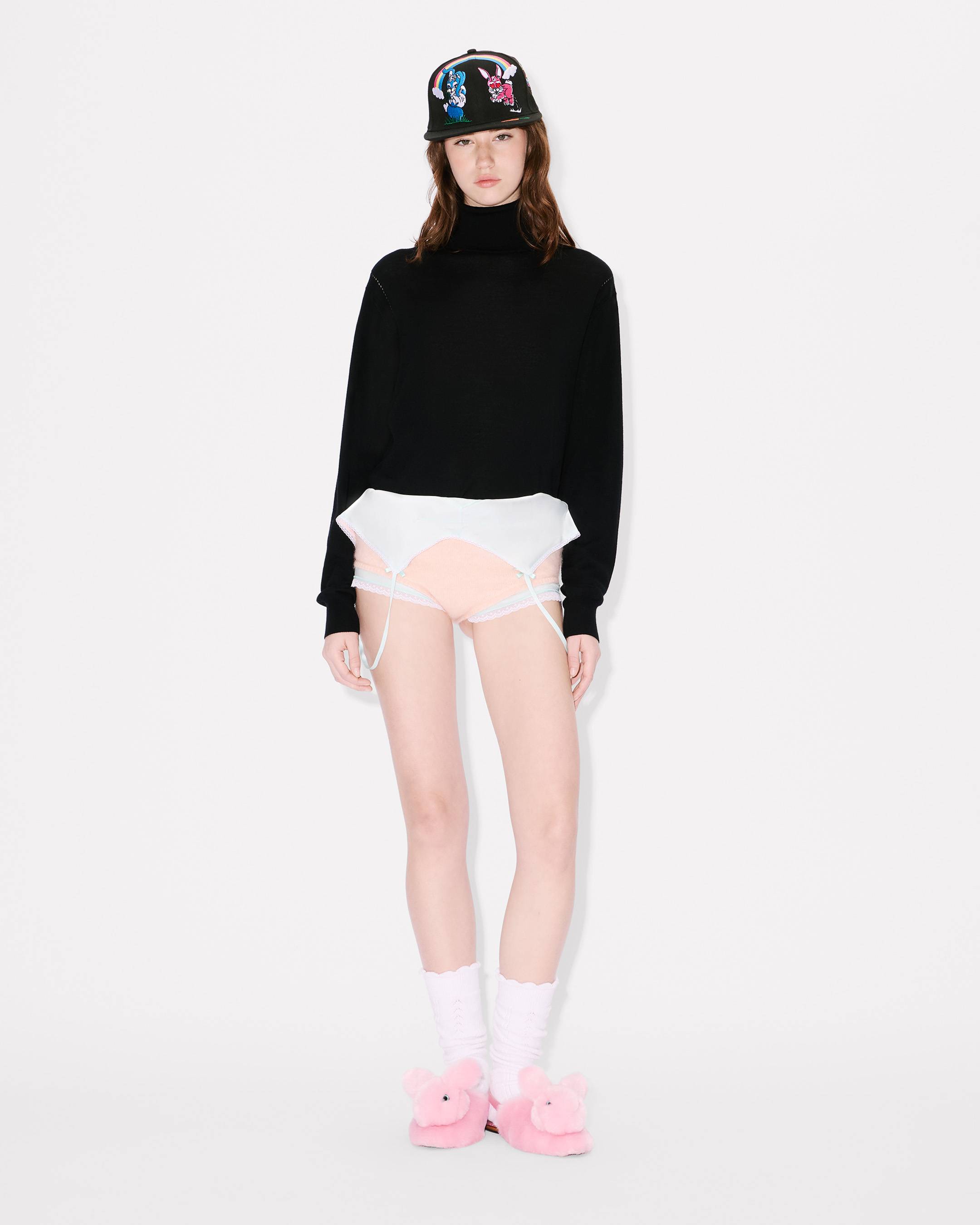 Jumper in merino wool and silk