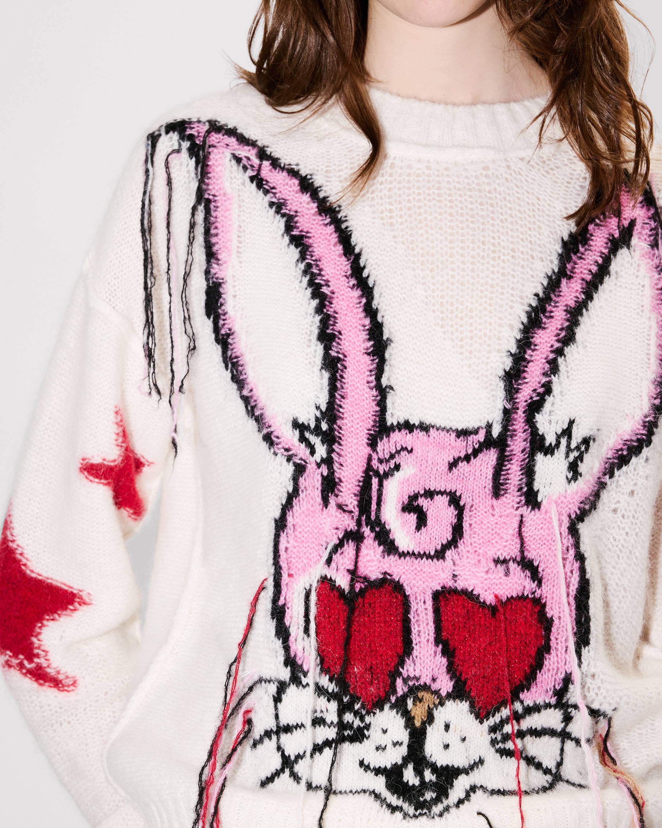 'KENZO Cartoon' jumper mixed hairy wool alpaca