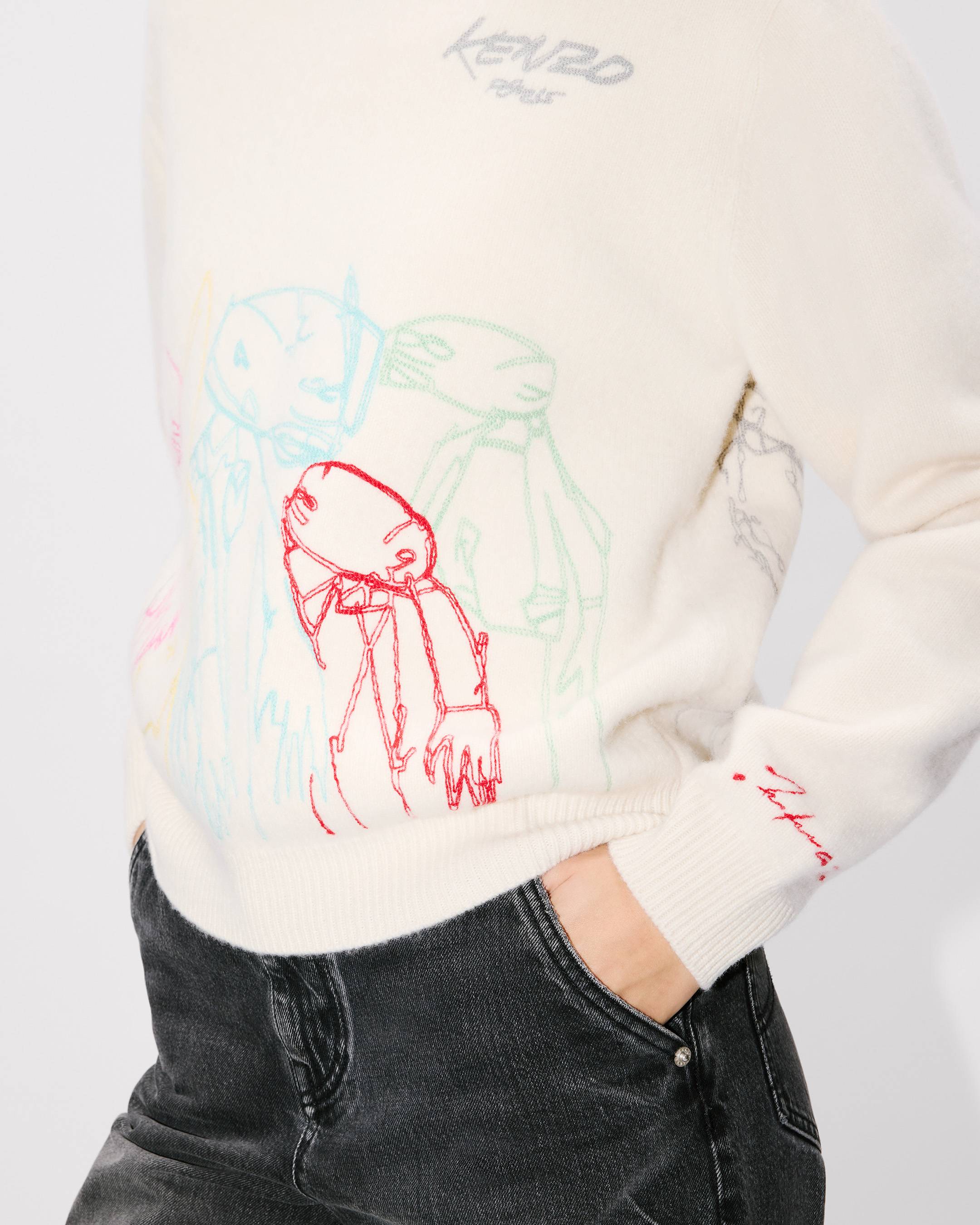 'Kenzo x Futura 2000' jumper wool
