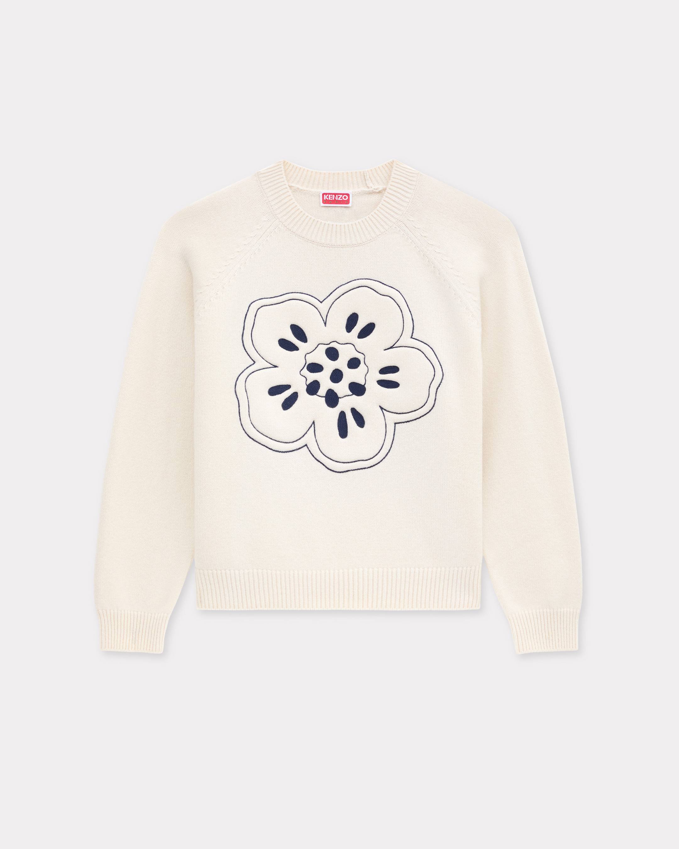 Boke Flower' エンブロイダリー ウール ジャンパー | ウィメンズ | KENZO