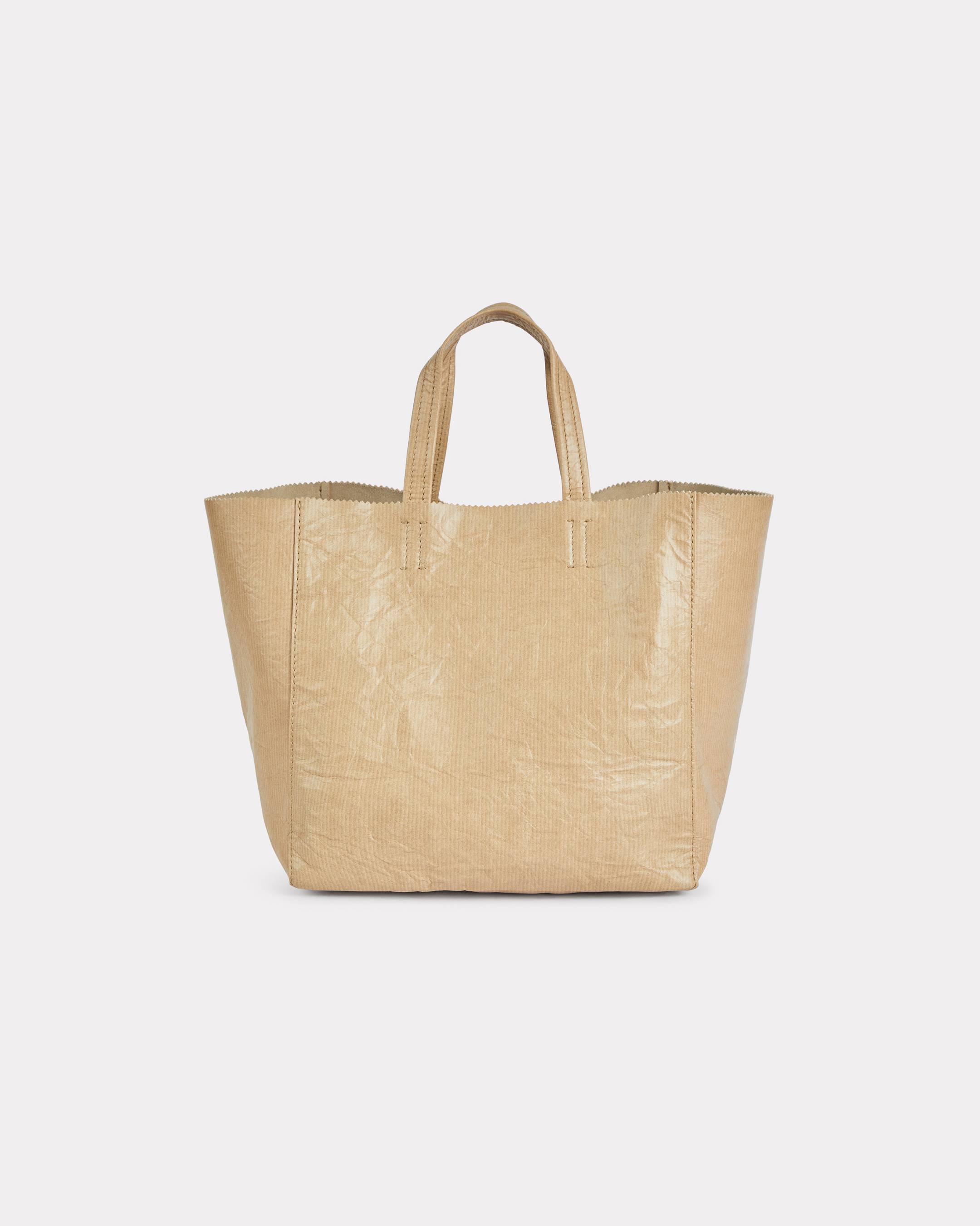'KENZO Paper' small tote bag in leather