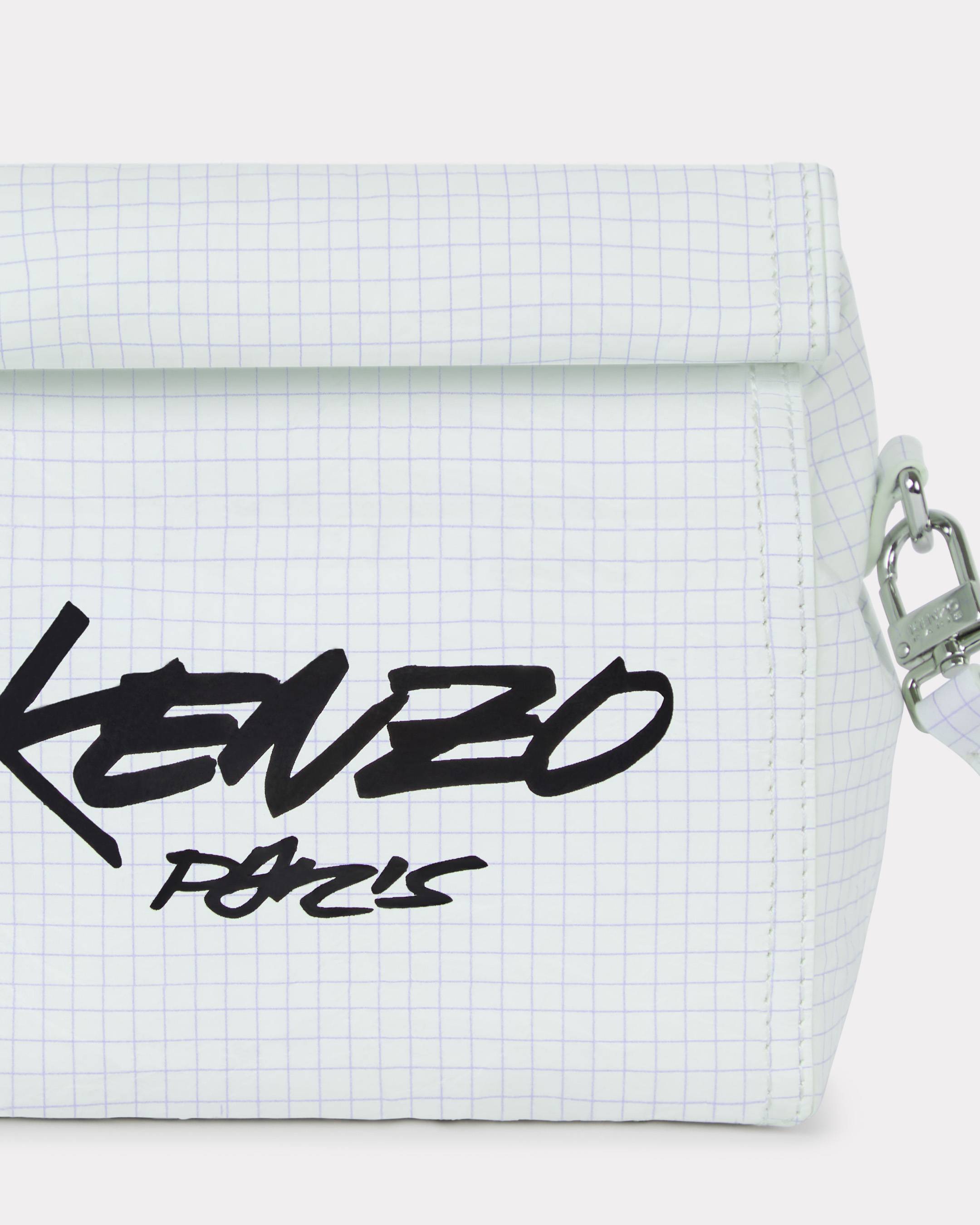 'Kenzo x Futura 2000' レザー 'Kenzo Paper' ポーチ