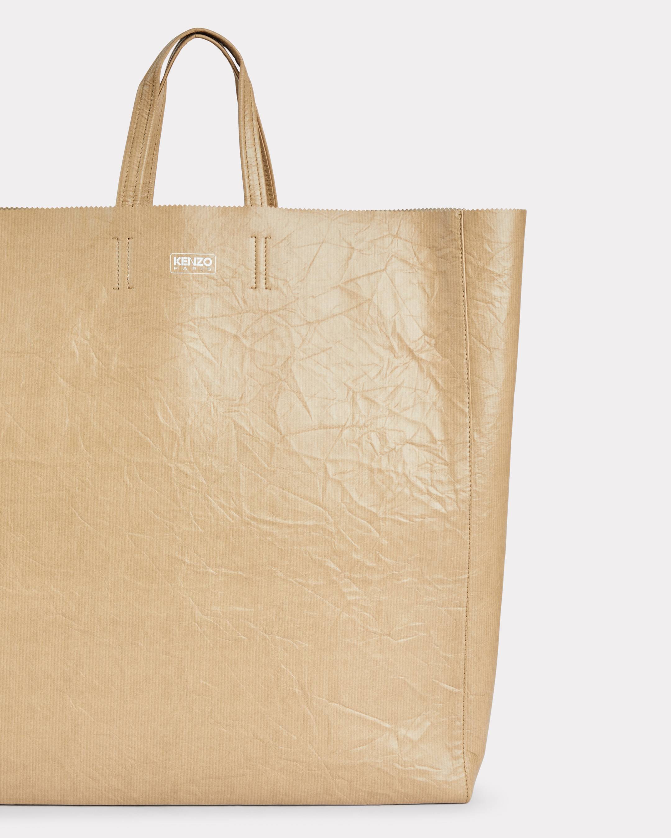 'KENZO Paper' large tote bag in leather
