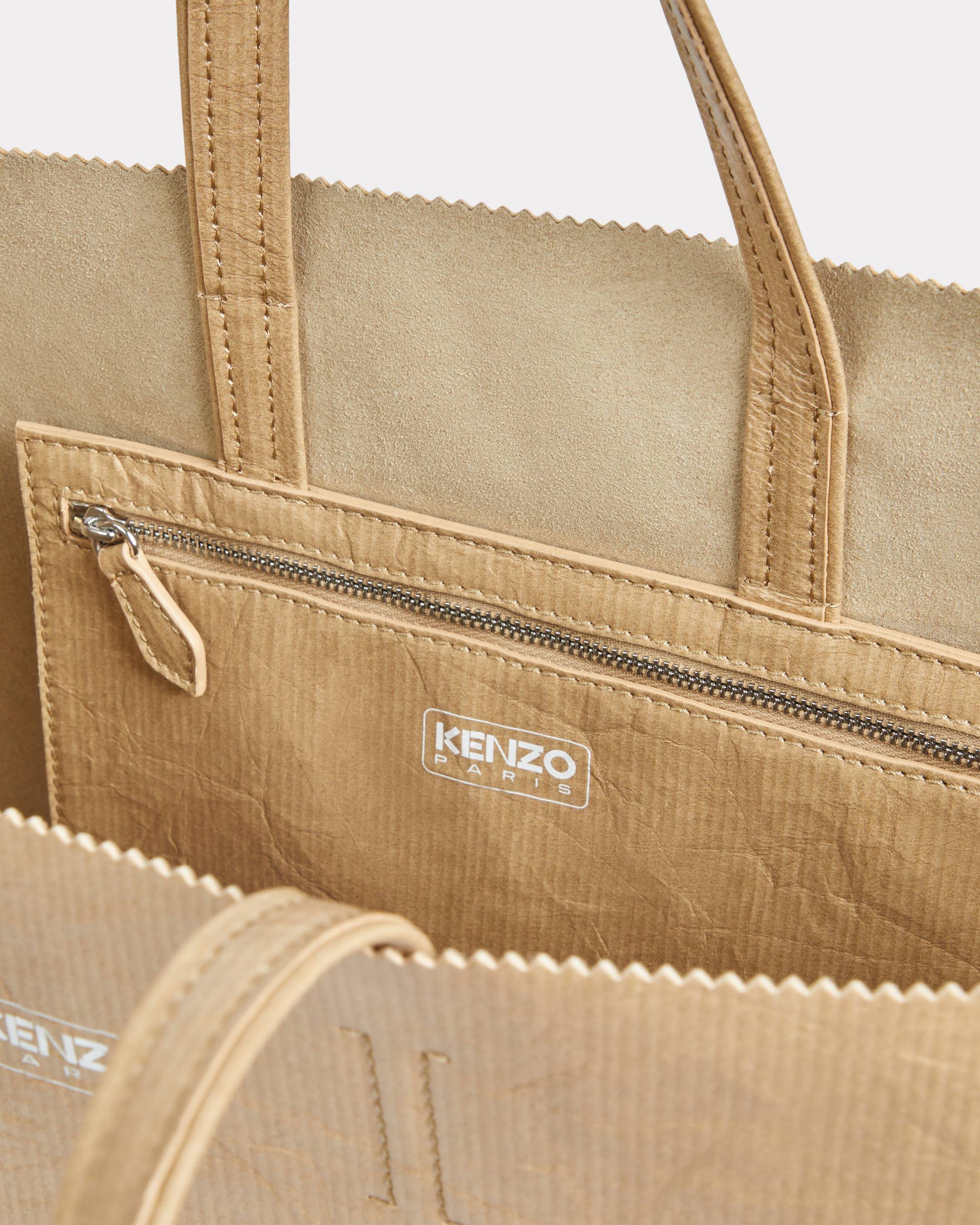 'KENZO Paper' large tote bag in leather