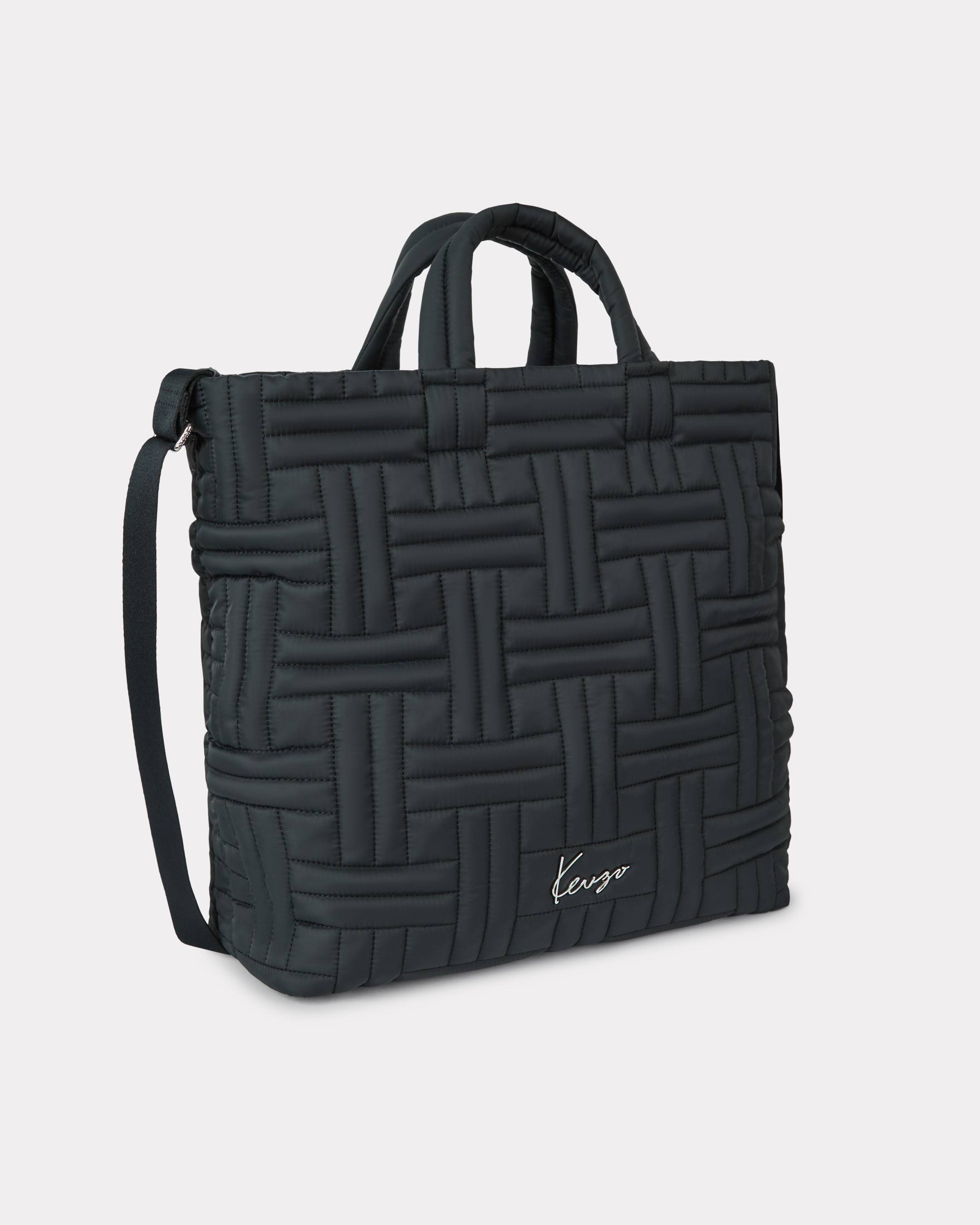 KENZO ' Cosy' Large Tote Bag, Woman, Black, Size One, Nylon