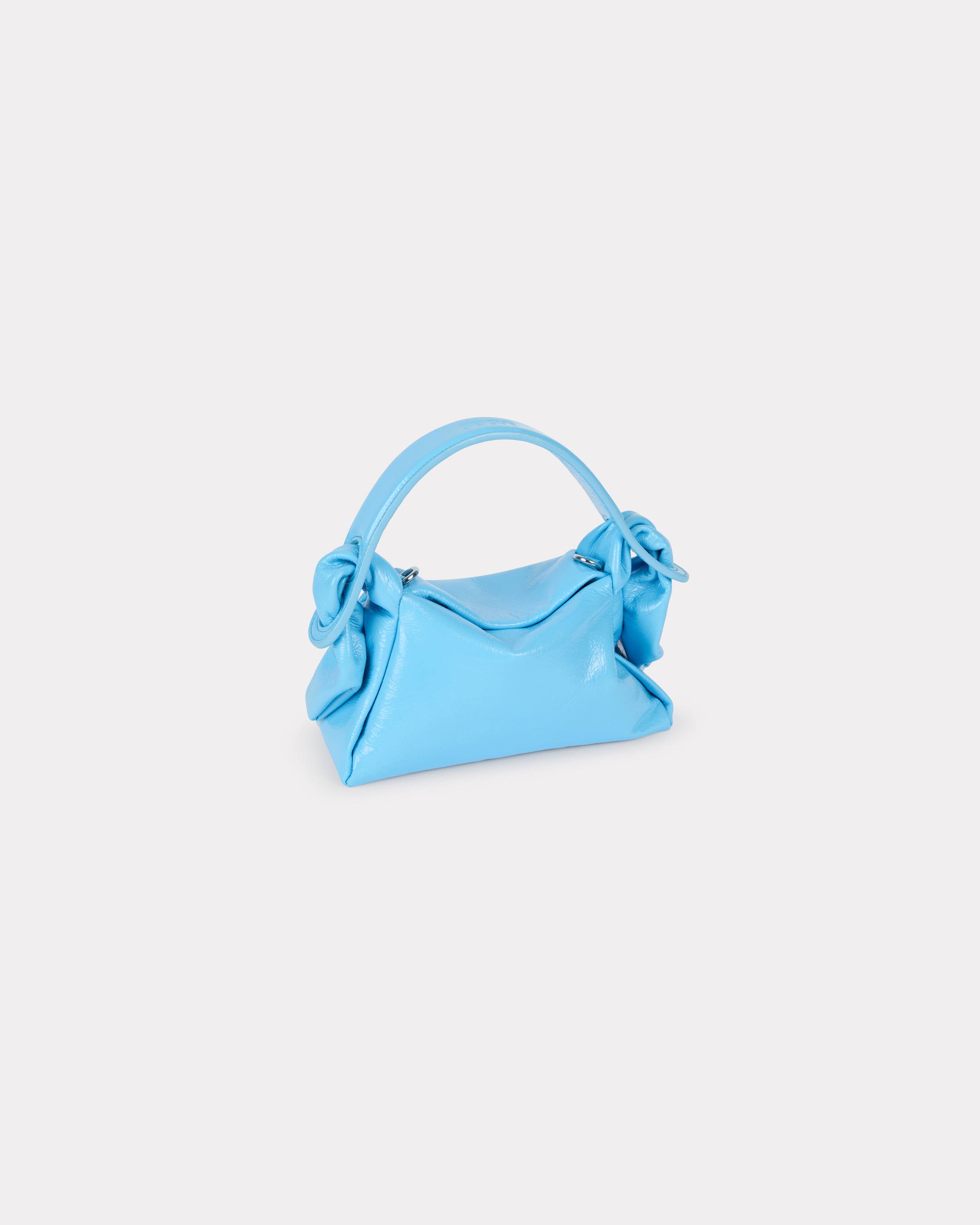 KENZO 'Kenzo Furoshiki' Mini Bag In Leather, Turquoise, Womens
