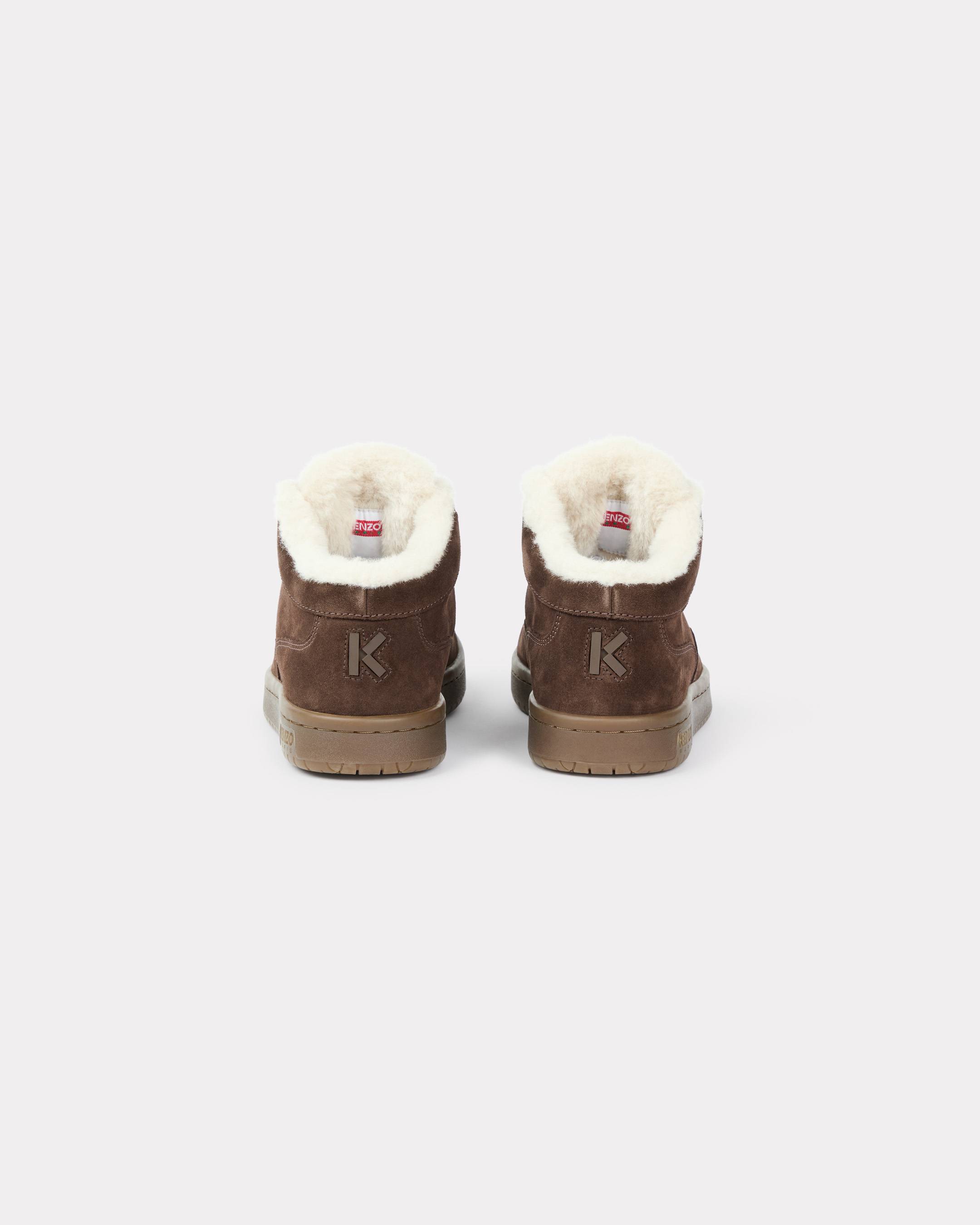 Baskets 'KENZO-Dome' en suède et shearling