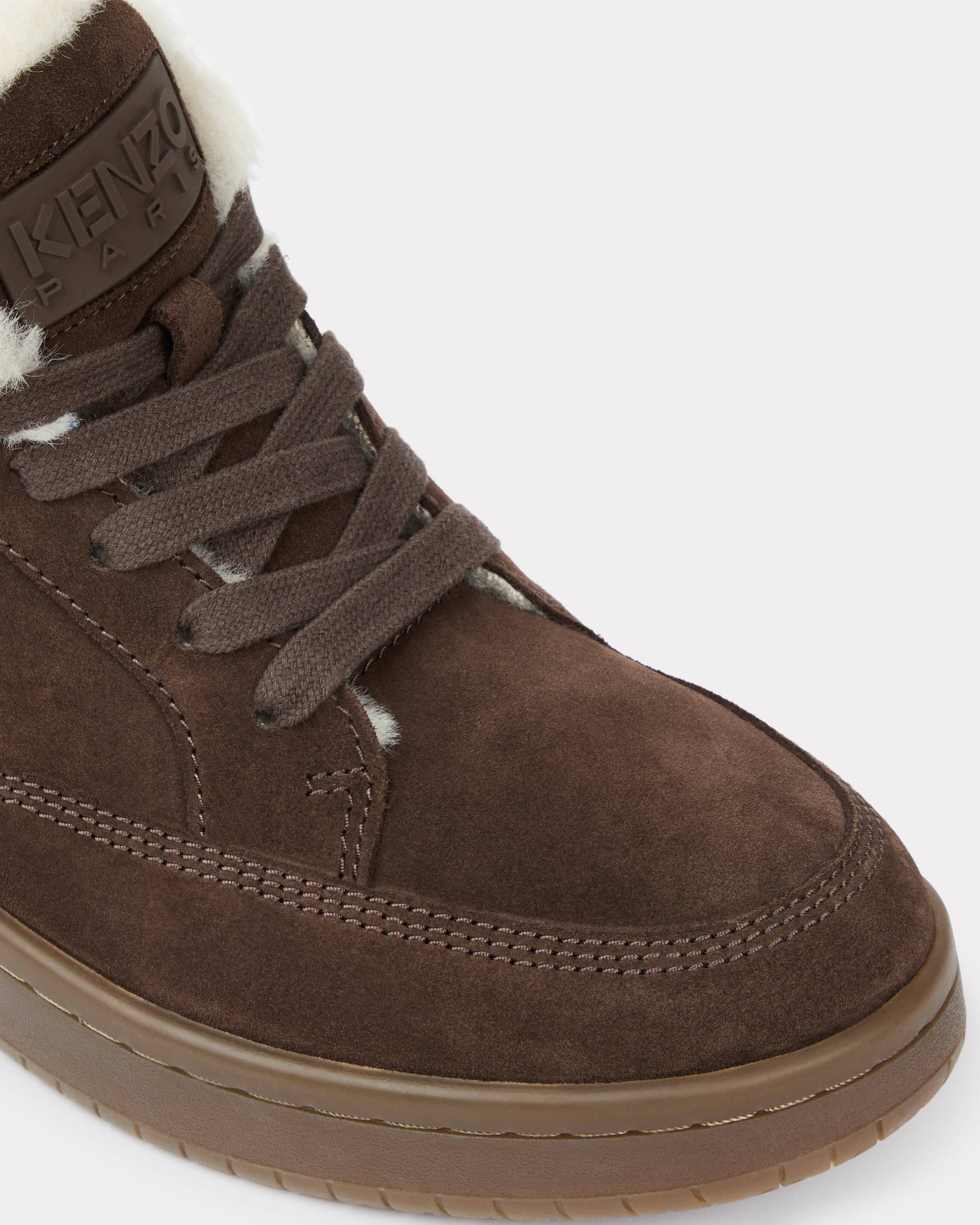 Baskets 'KENZO-Dome' en suède et shearling