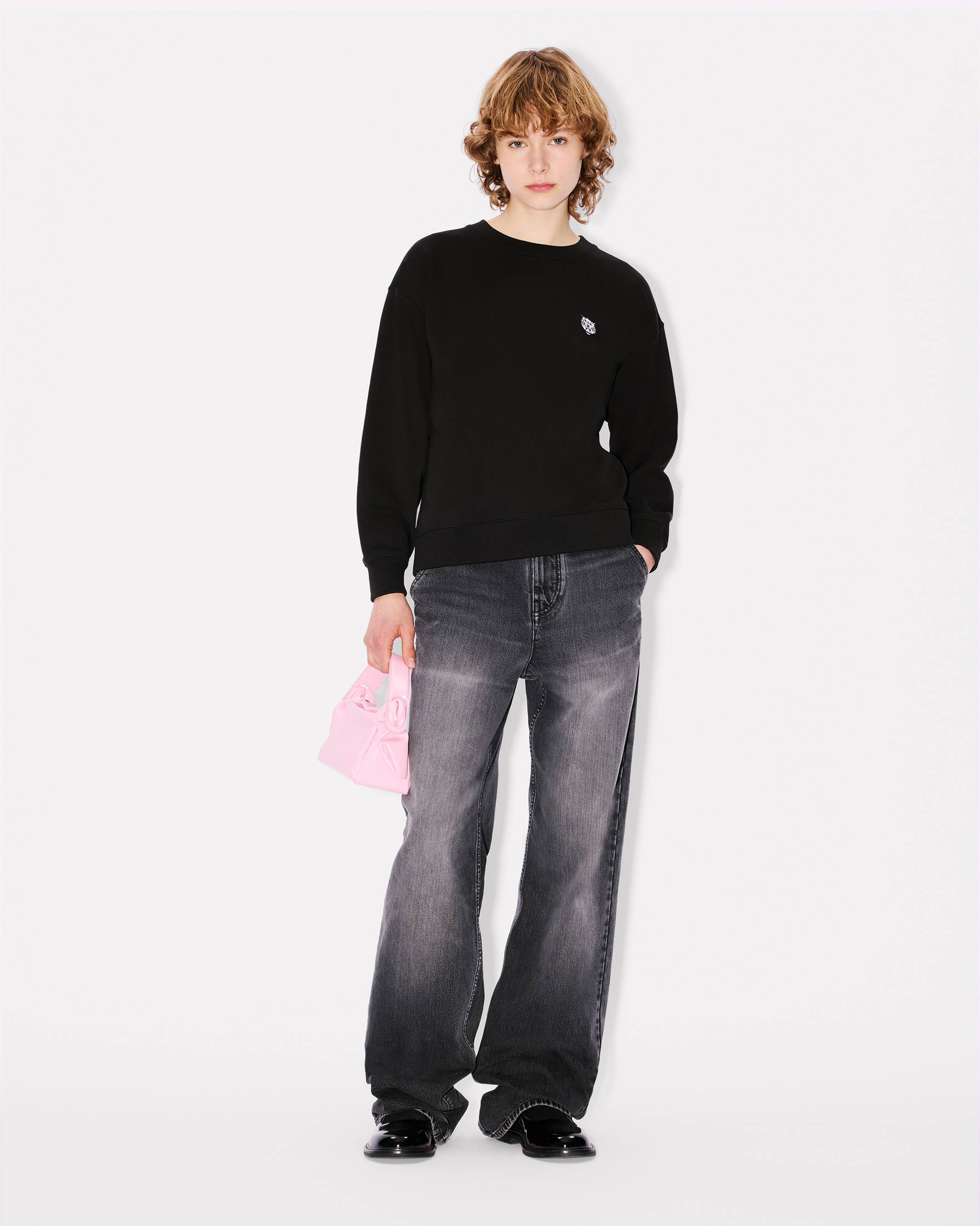 Sweatshirt brodé 'KENZO Happy Tiger' en coton