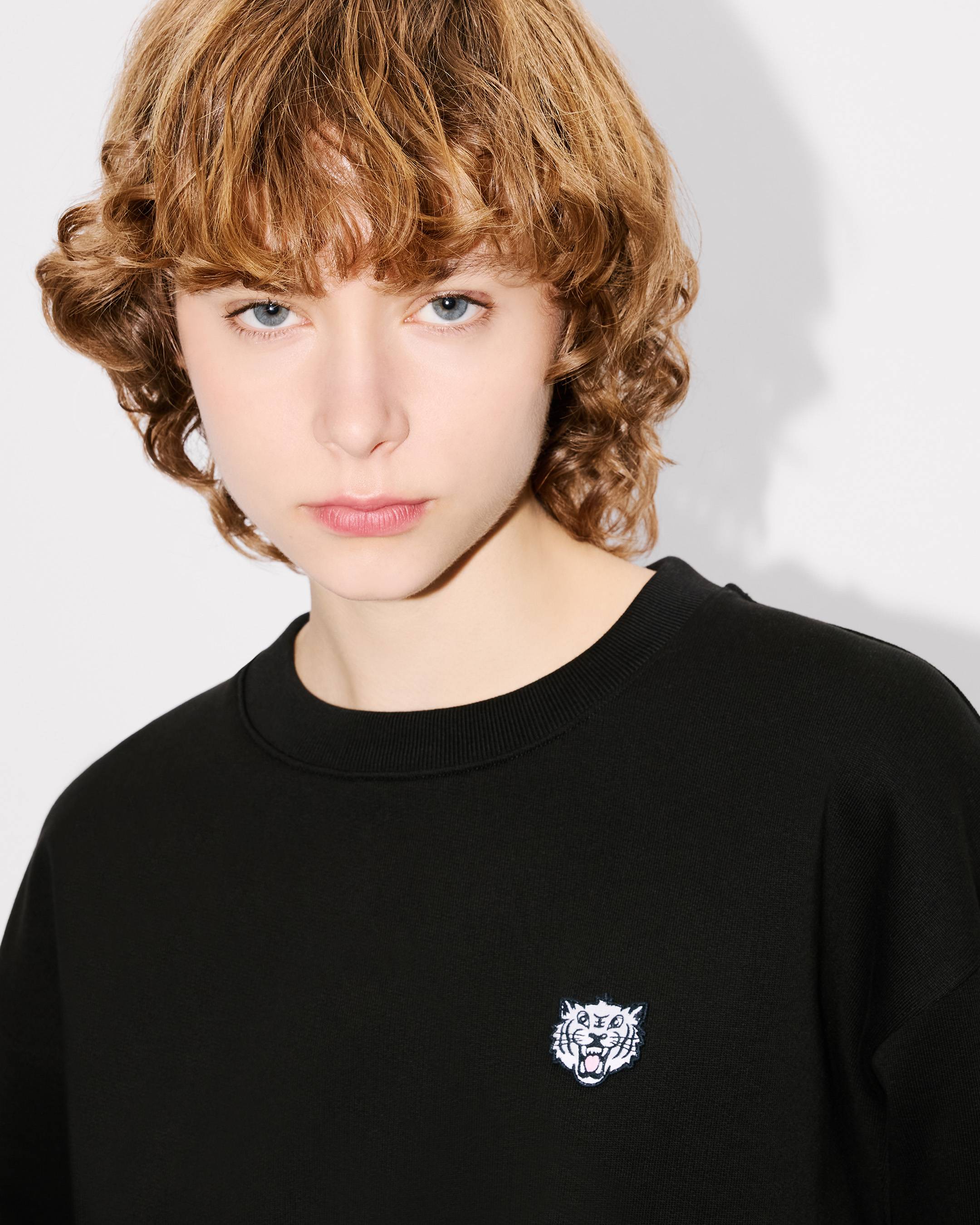 Sweatshirt brodé 'KENZO Happy Tiger' en coton