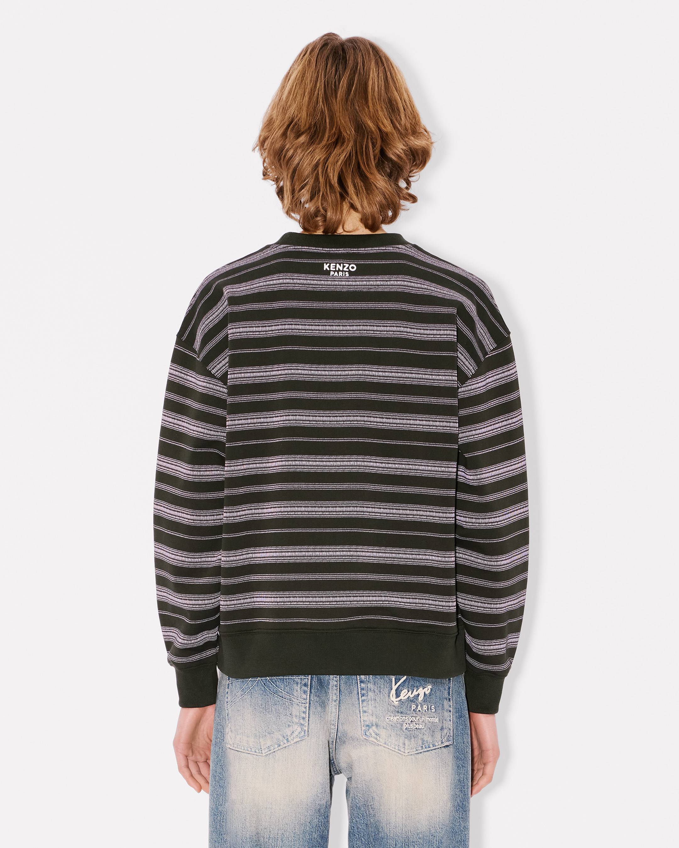 'Boke Flower' stripes sweatshirt in cotton