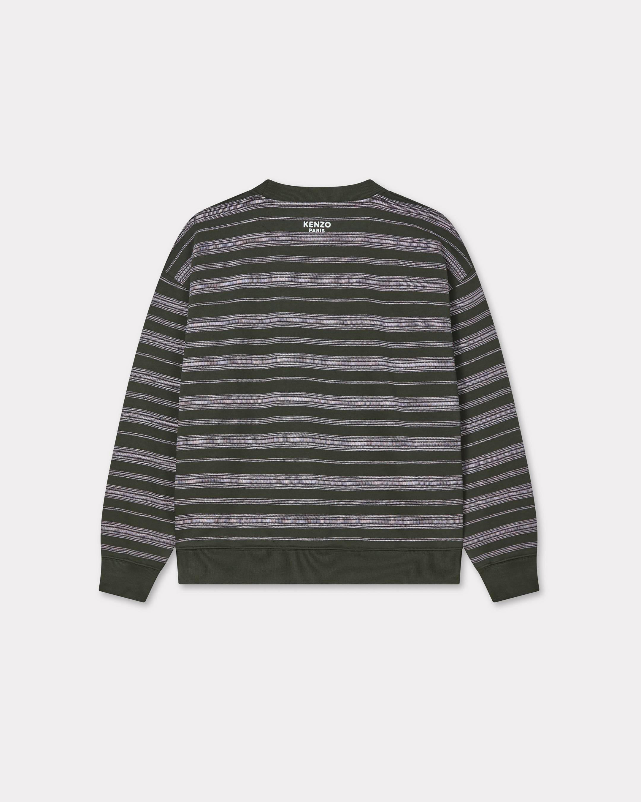 'Boke Flower' stripes sweatshirt in cotton