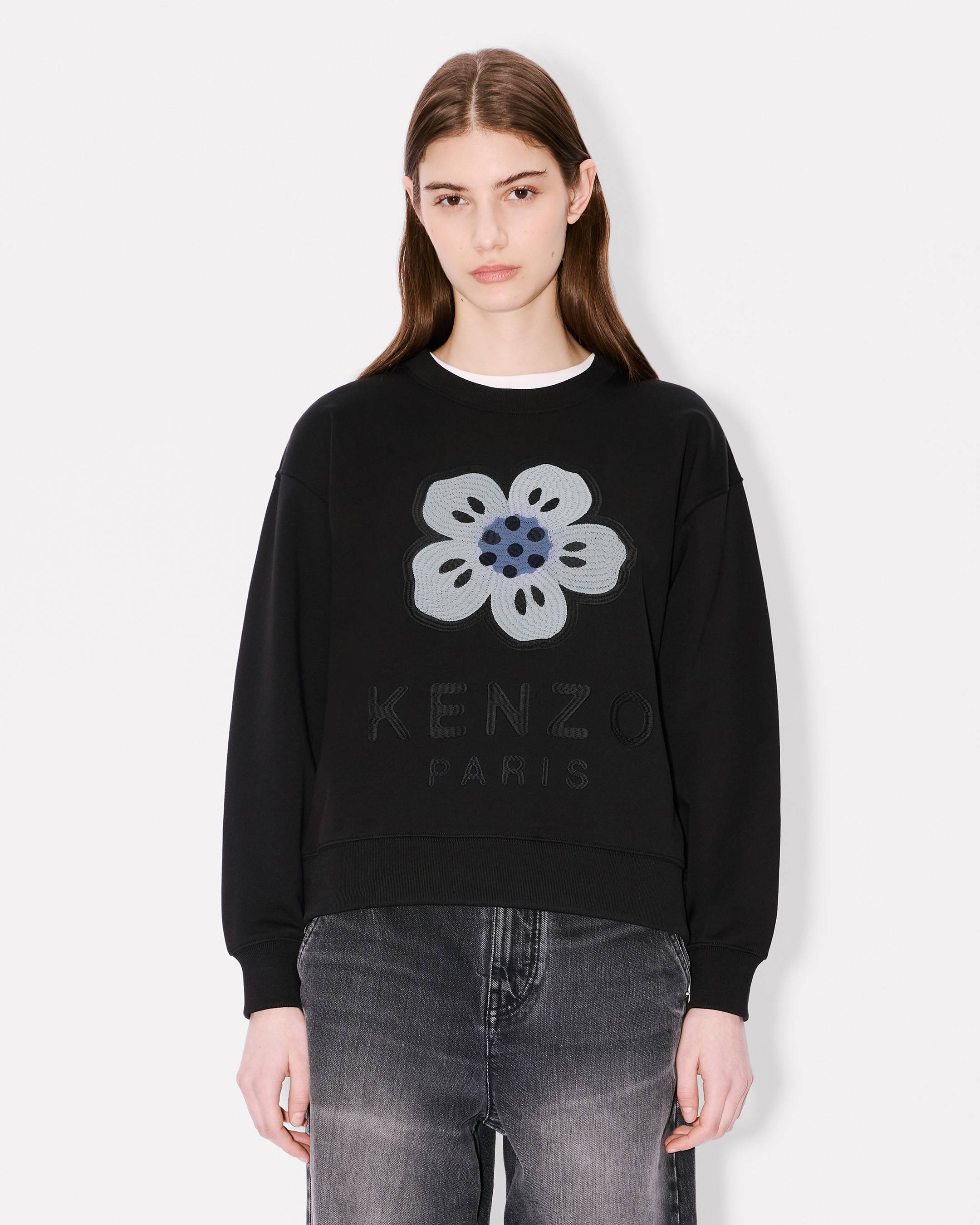 【関税&送料込】Kenzo Flower Boke Sweatshirt Boke Flower' embroidered sweatshirt in cotton | Women's | KENZO