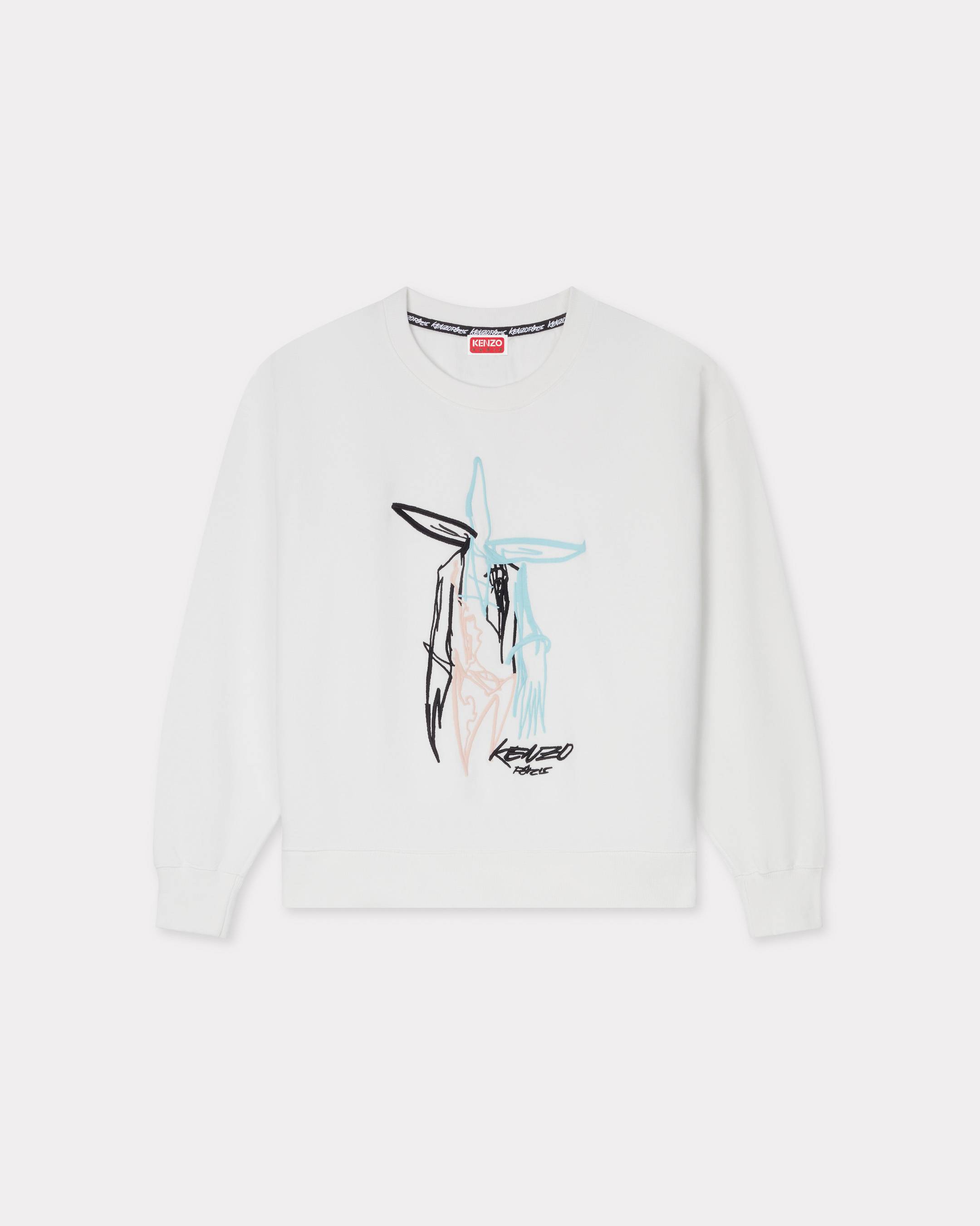 Kenzo x Futura 2000' embroidered sweatshirt in cotton | Women's