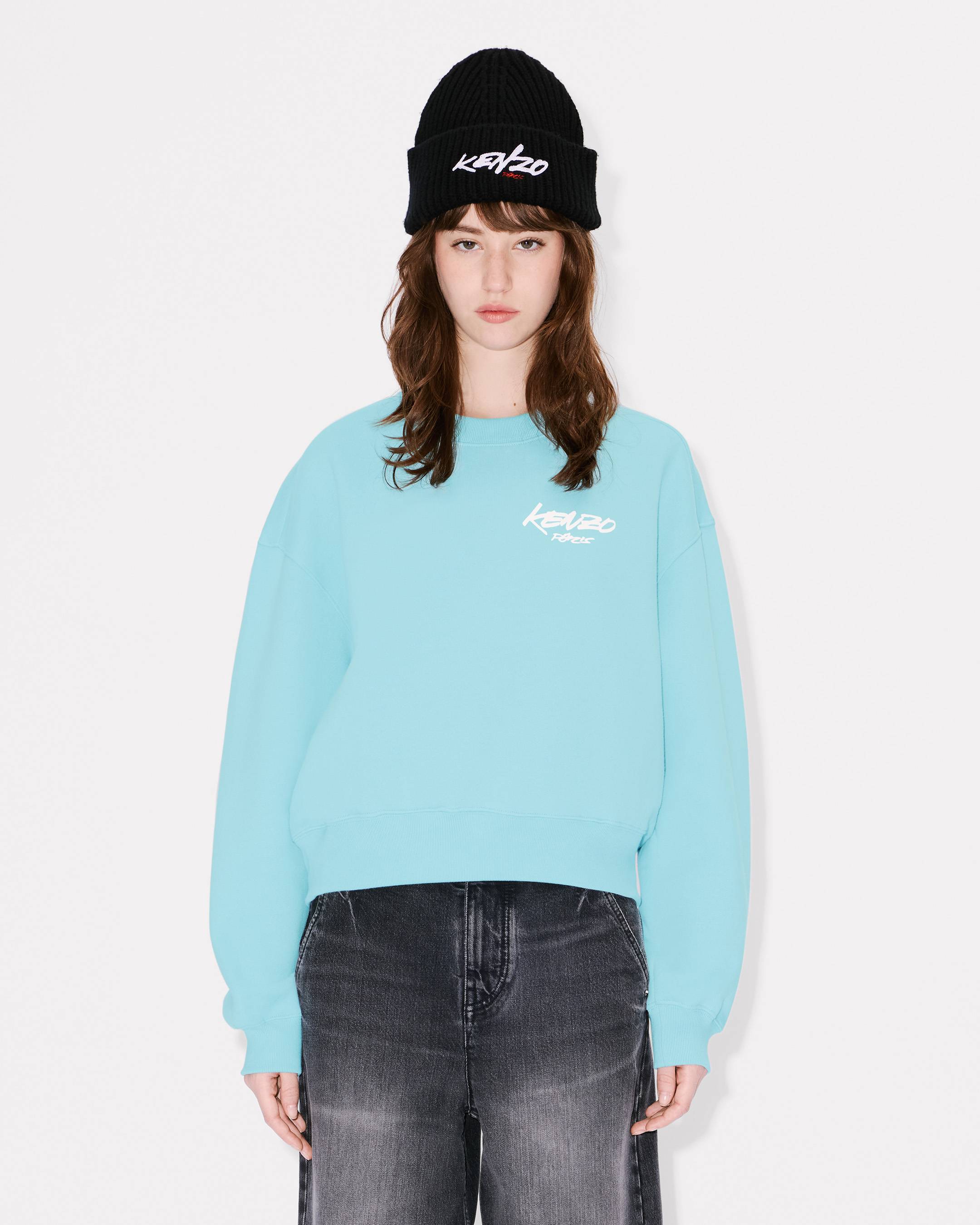 'Kenzo x Futura 2000' oversized cocoon sweatshirt in cotton