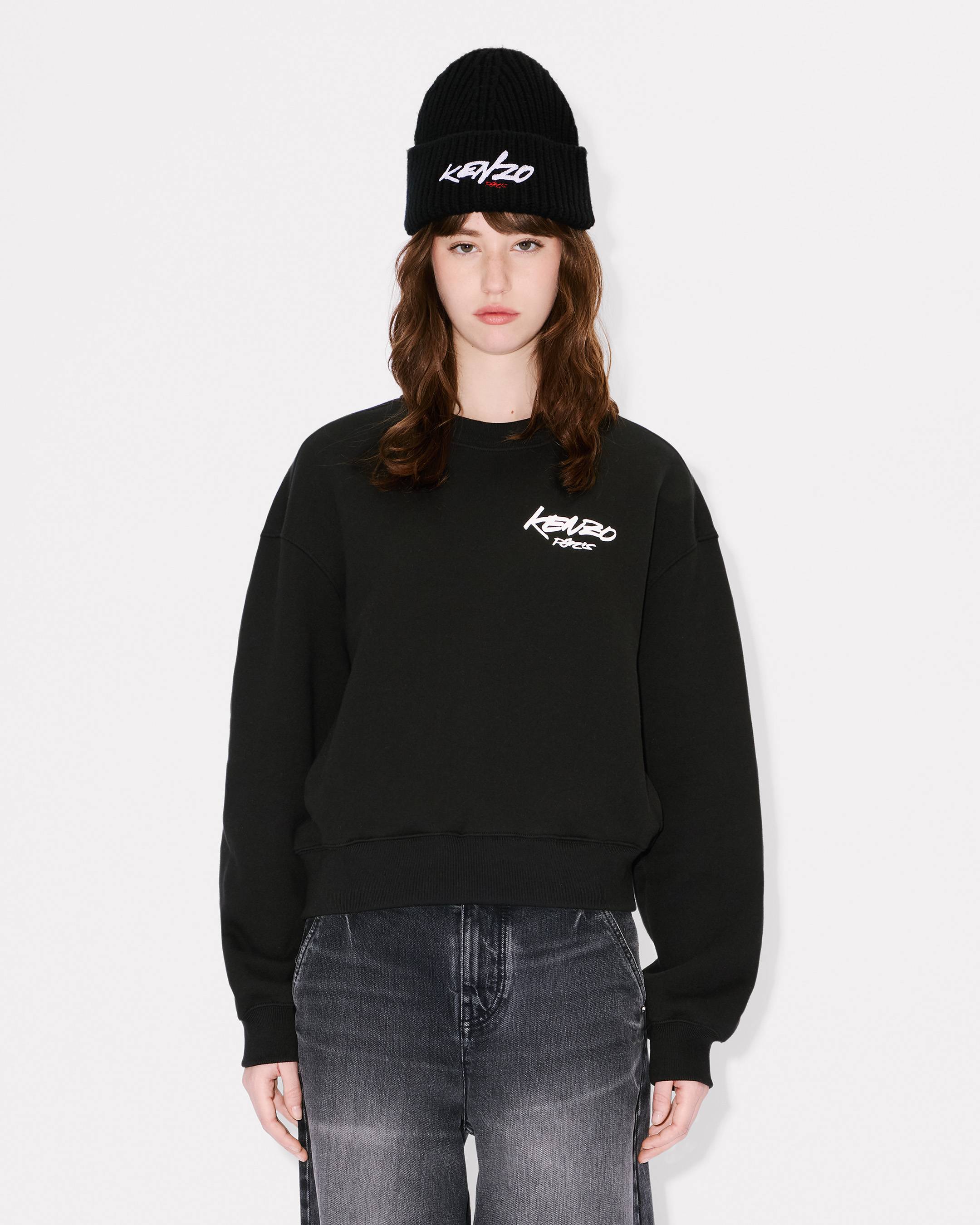 'Kenzo x Futura 2000' oversized cocoon sweatshirt in cotton