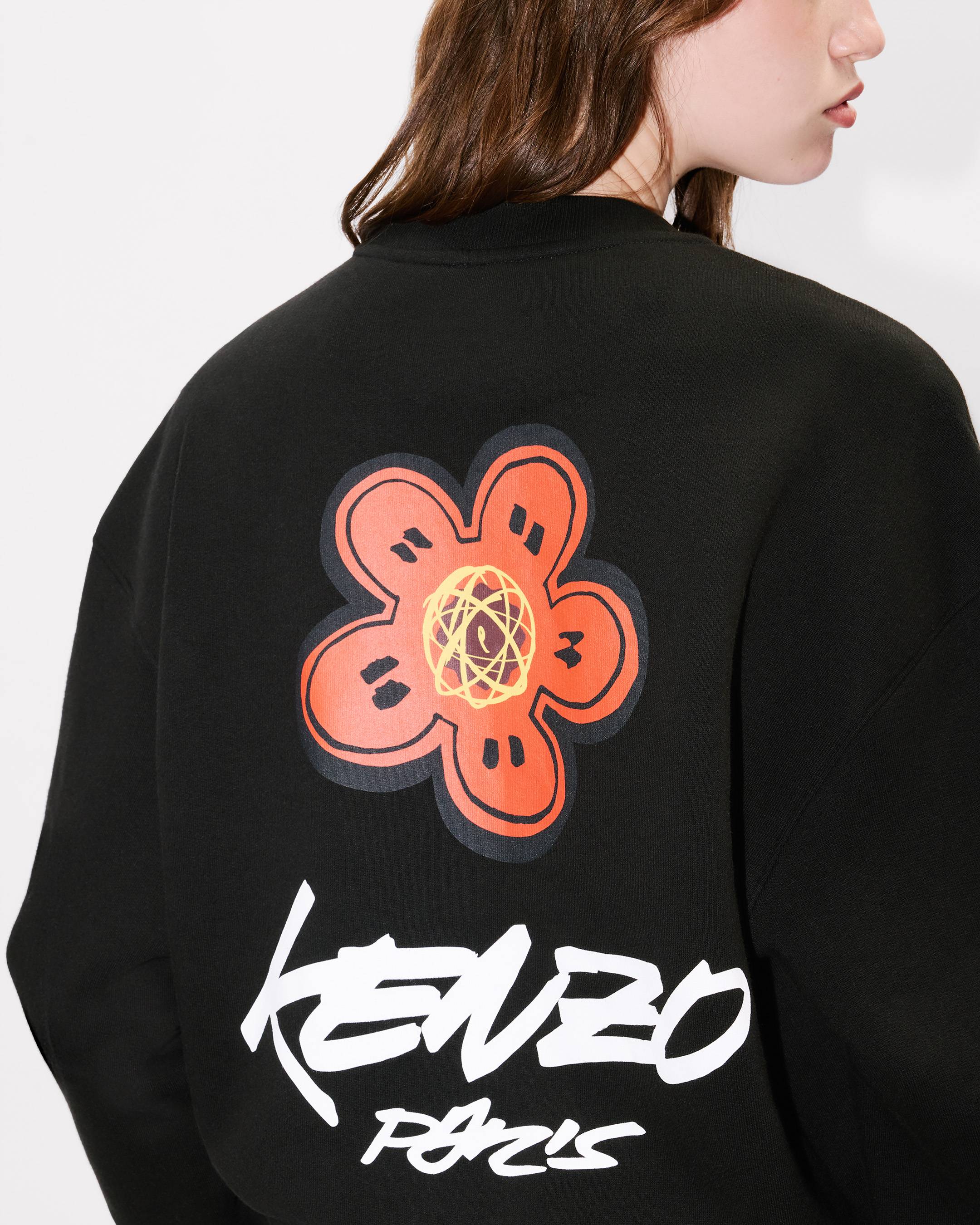 'Kenzo x Futura 2000' oversized cocoon sweatshirt in cotton