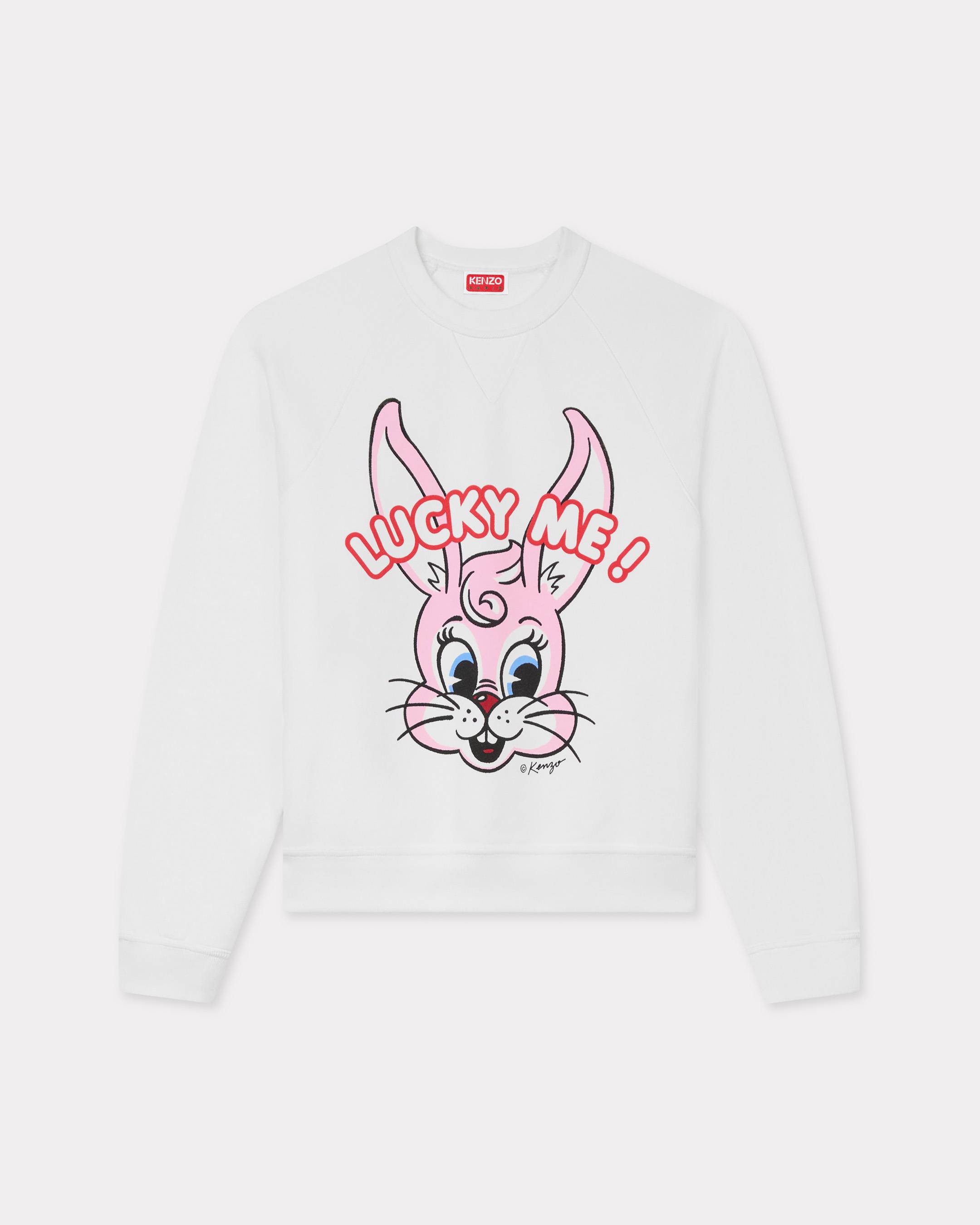 KENZO ' Cartoon' Sweatshirt , Woman, Off White, Size Xs, Cotton