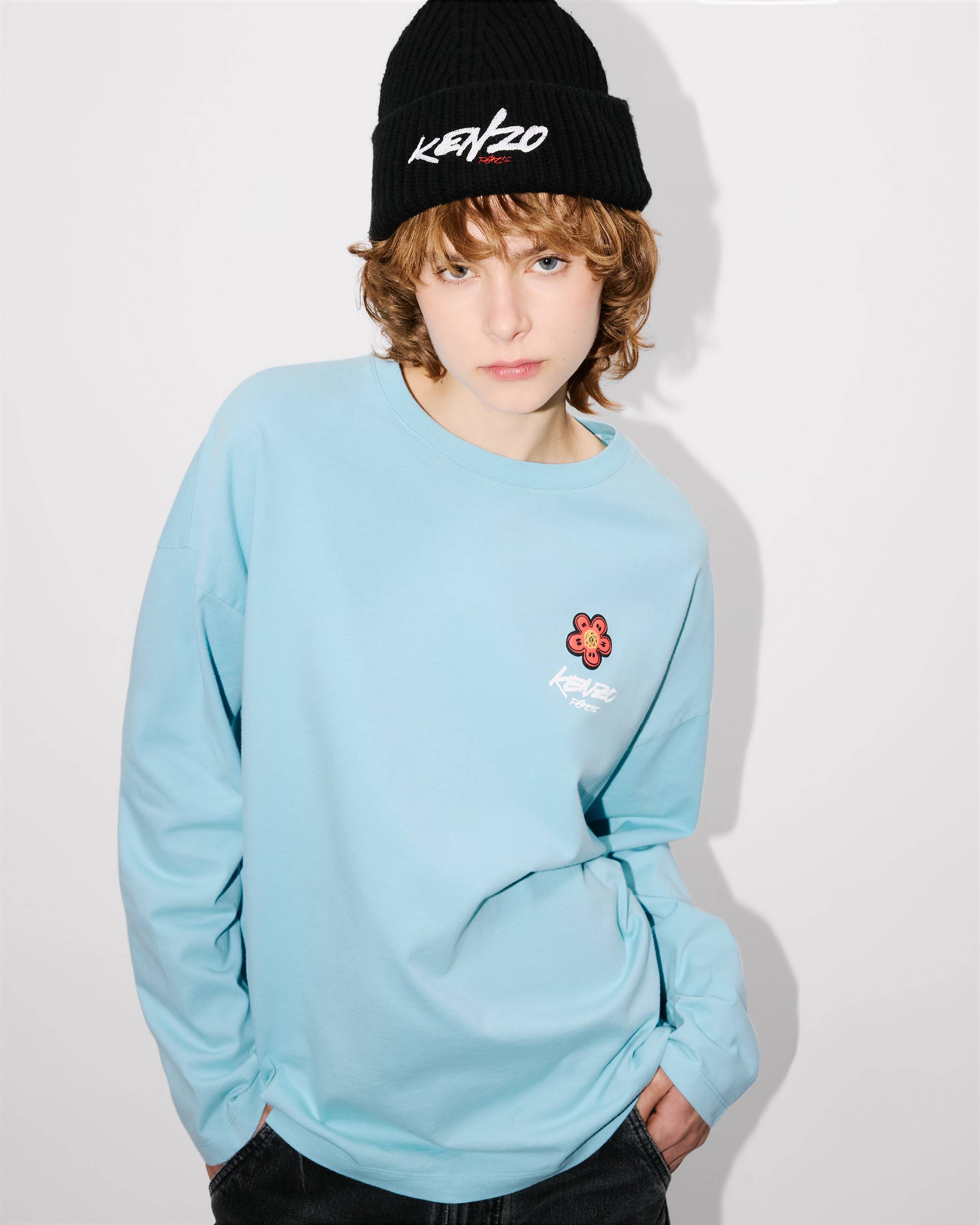 'Kenzo x Futura 2000' loose long sleeve T-shirt in cotton