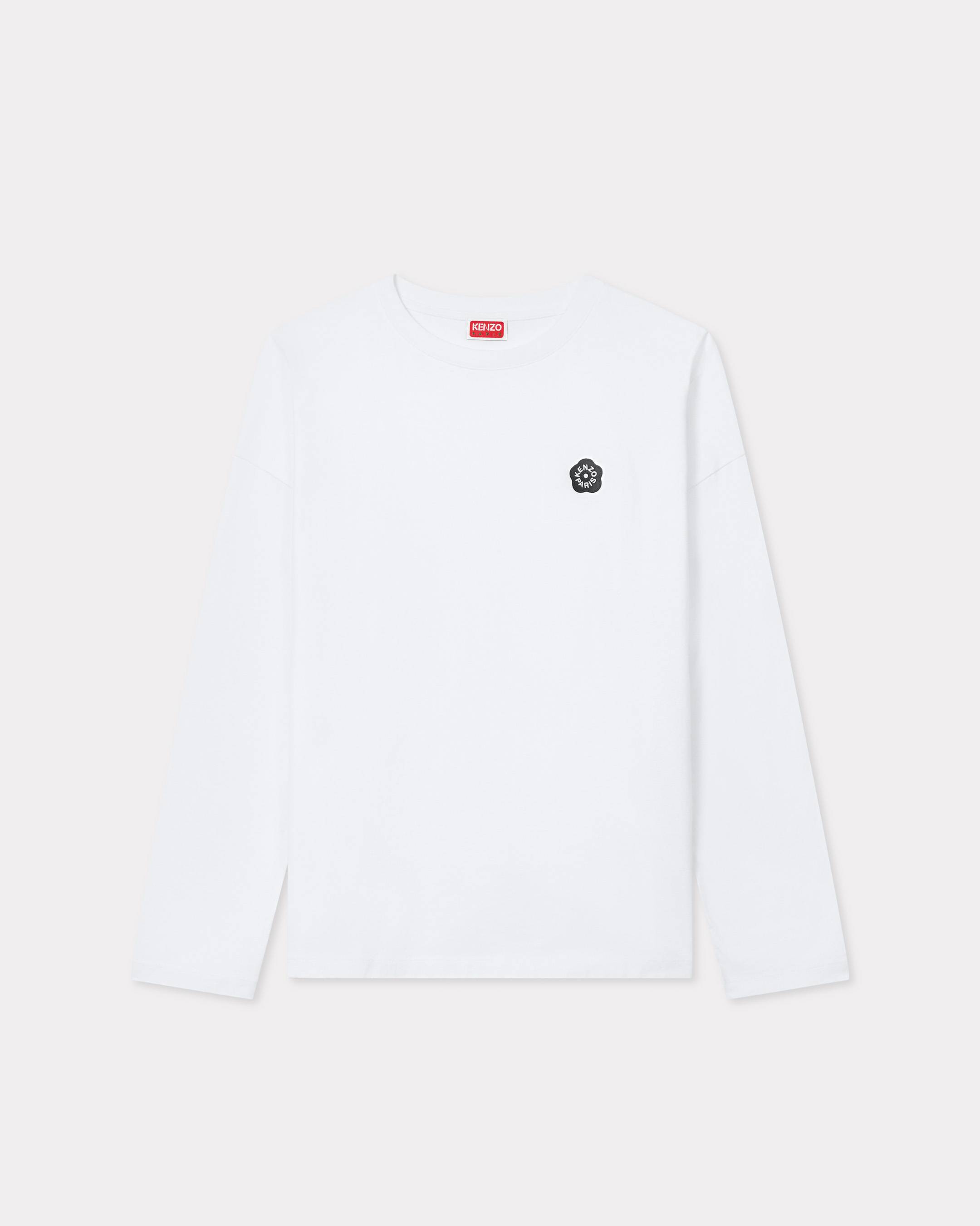 ''Boke Flower 2.0' ロング スリーブ コットン Tシャツ