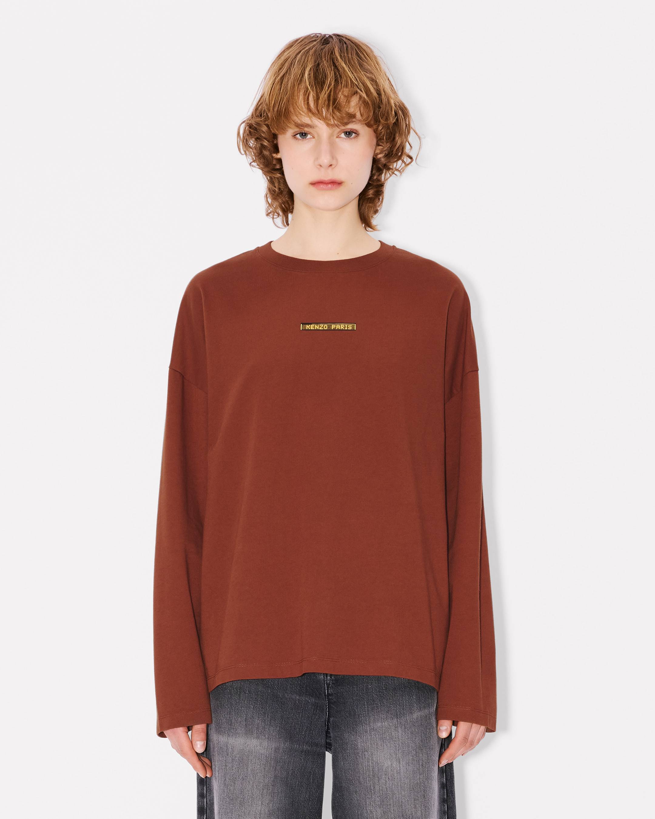 'KENZO City' loose long sleeve T-shirt in cotton