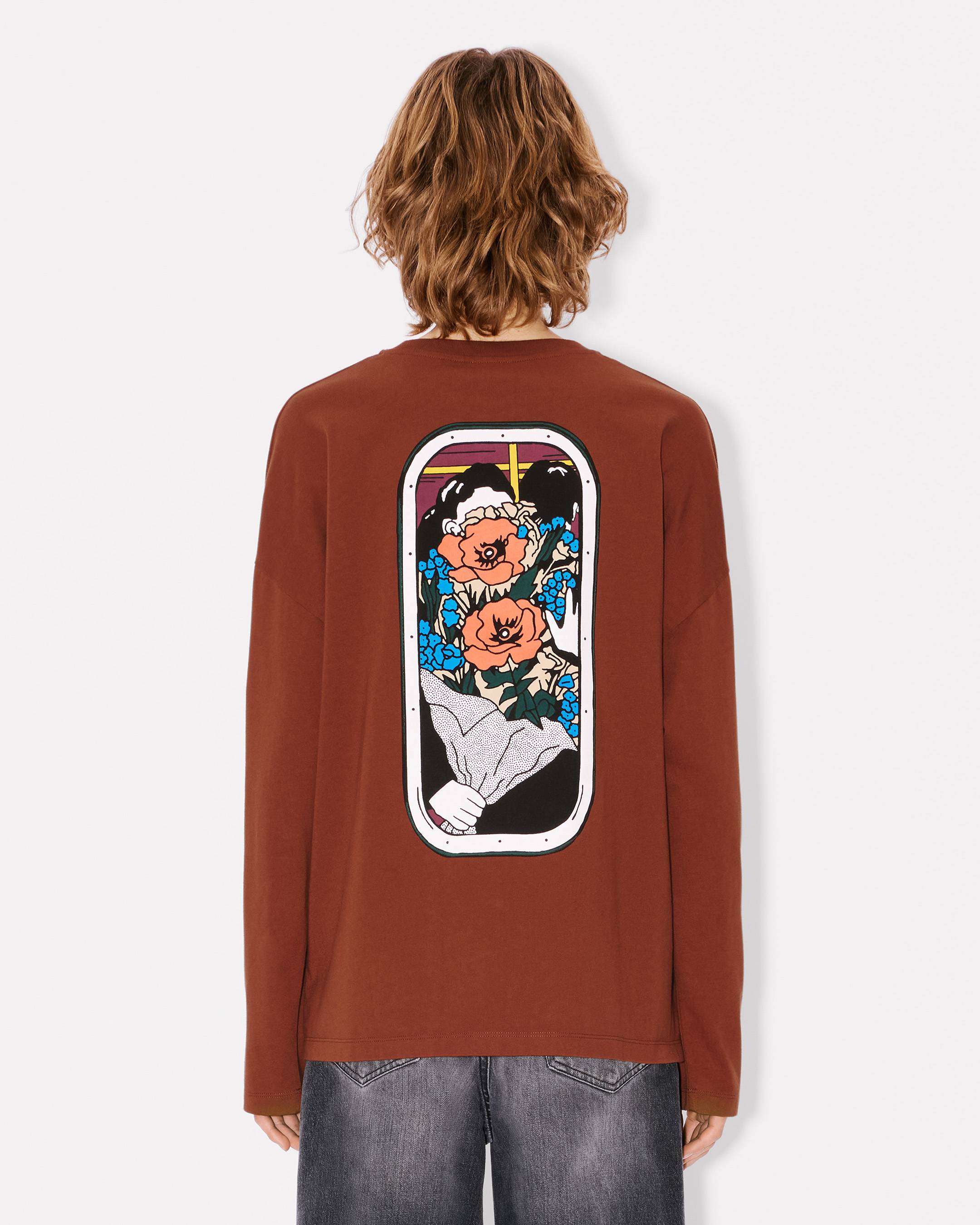 'KENZO City' loose long sleeve T-shirt in cotton