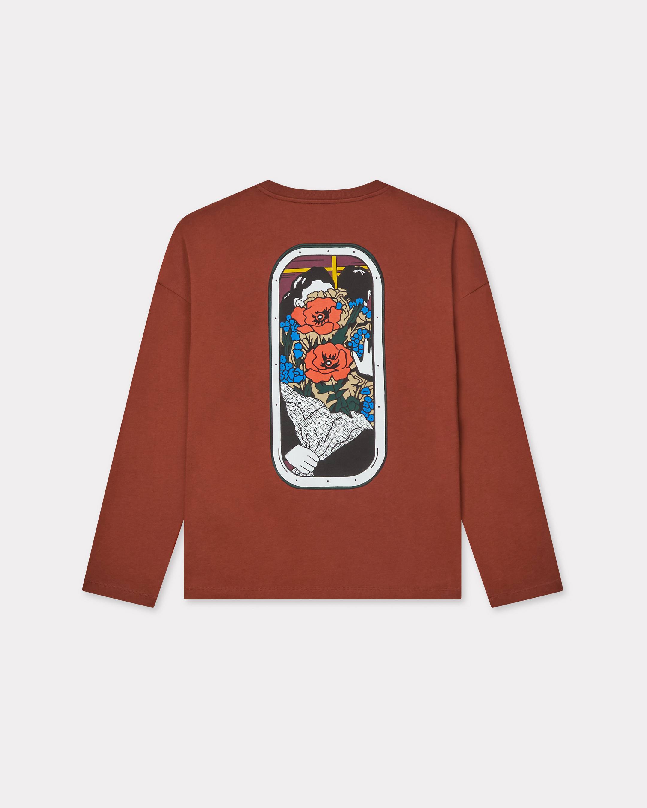 'KENZO City' loose long sleeve T-shirt in cotton