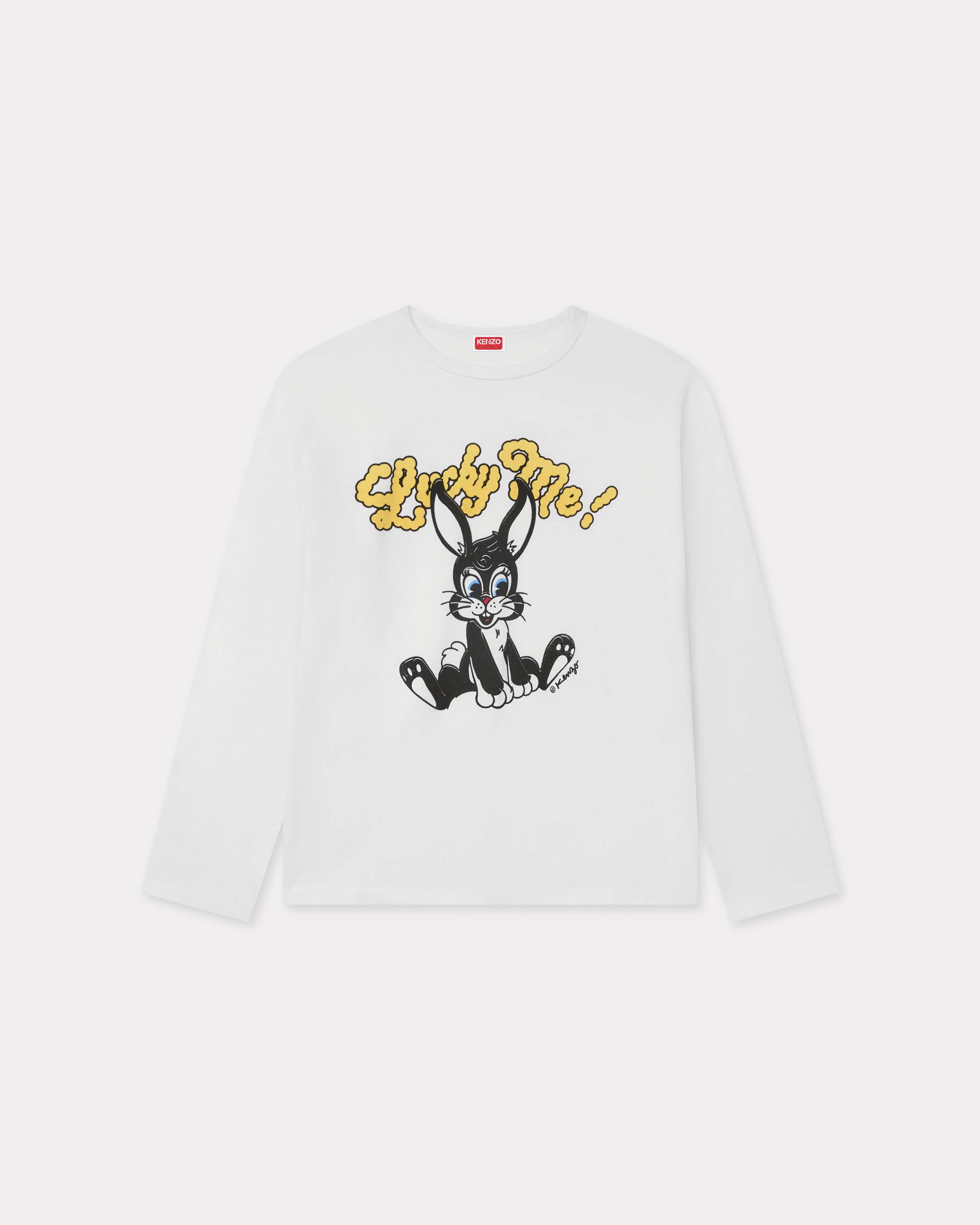 KENZO ホワイト Tシャツ キャラクター　Mサイズ KENZO Cartoon' long sleeves T-shirt in cotton | Women's | KENZO