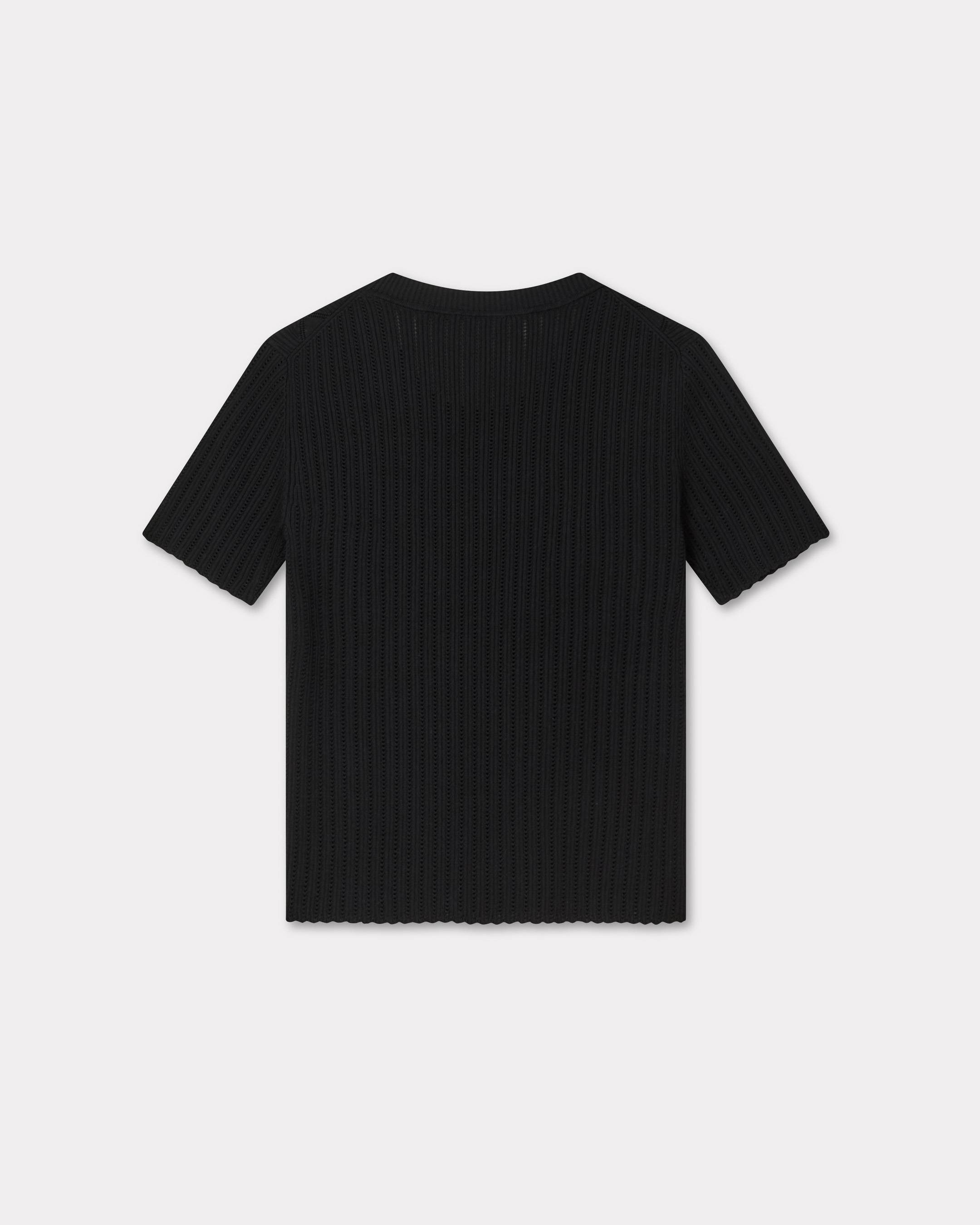 Short sleeve knit top