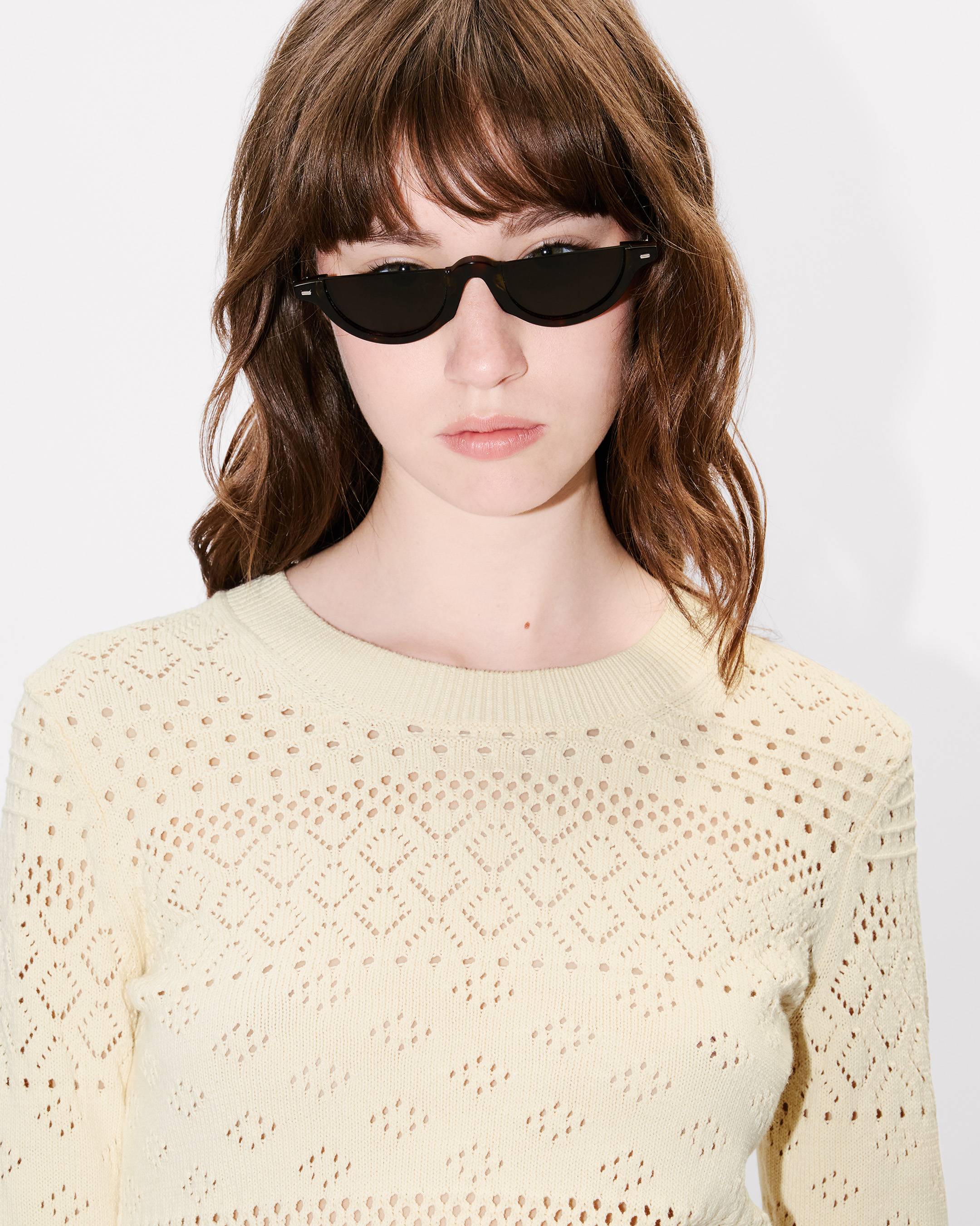 Long sleeves top in cotton