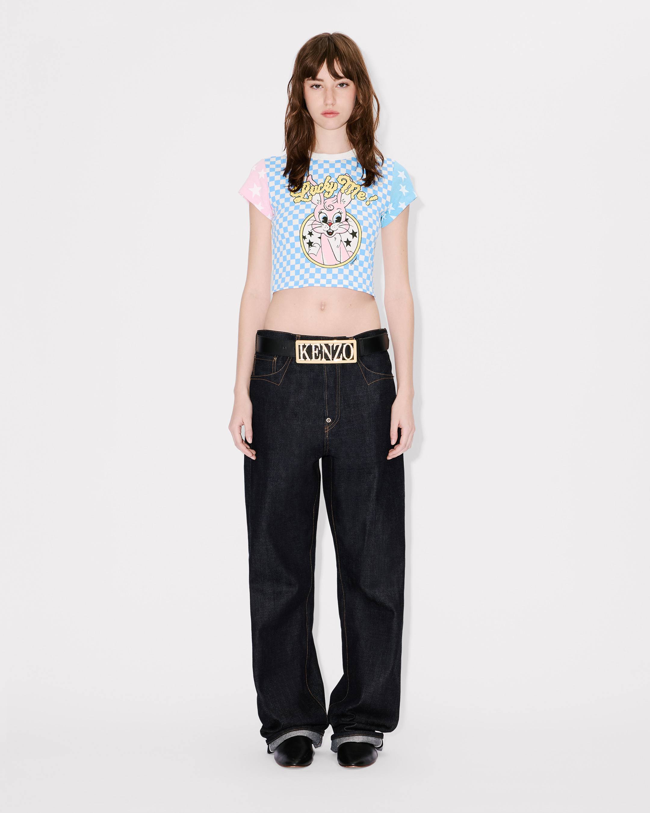 'KENZO Cartoon' cropped T-shirt in cotton