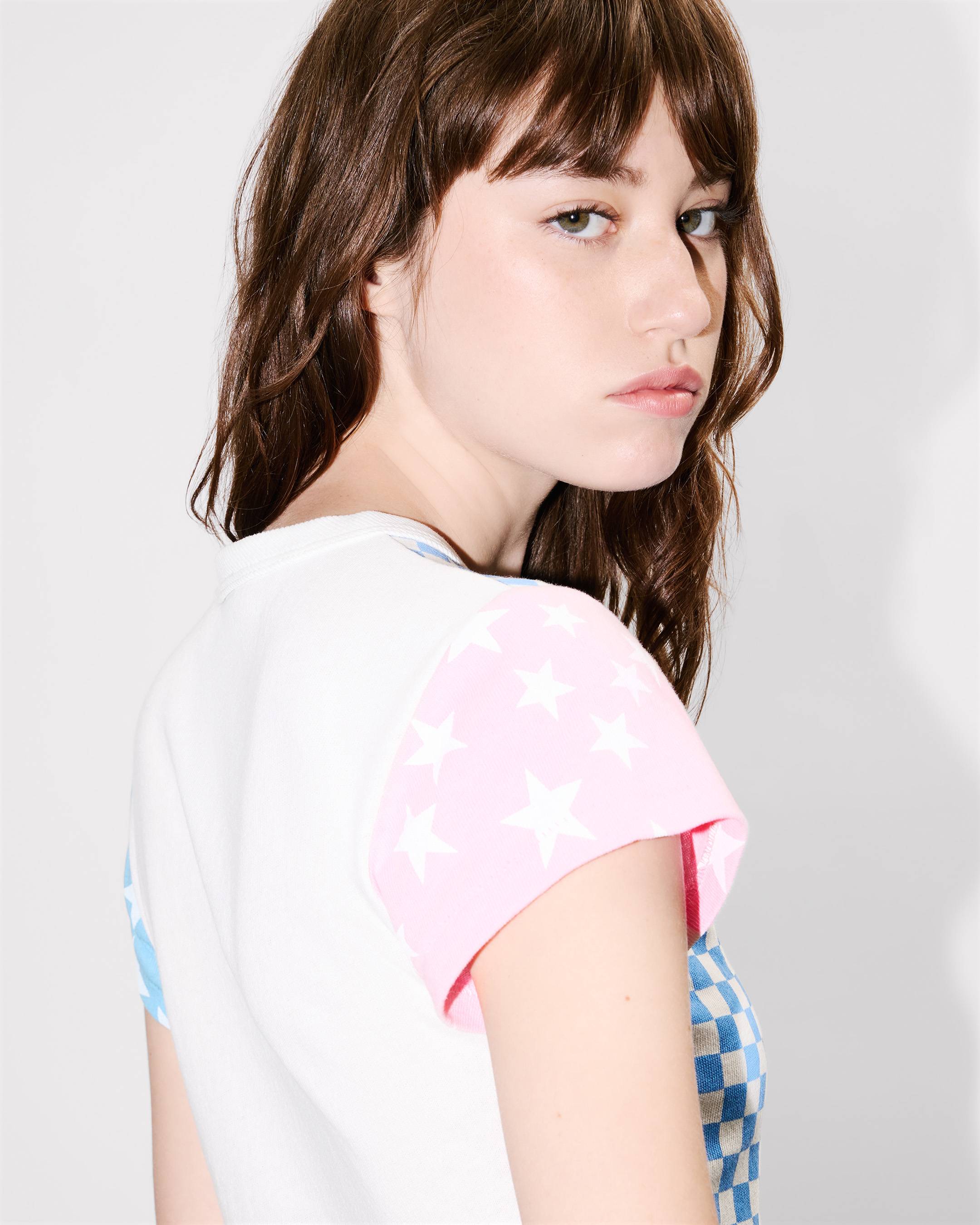 KENZO Cartoon' cropped T-shirt in cotton | Women's | KENZO