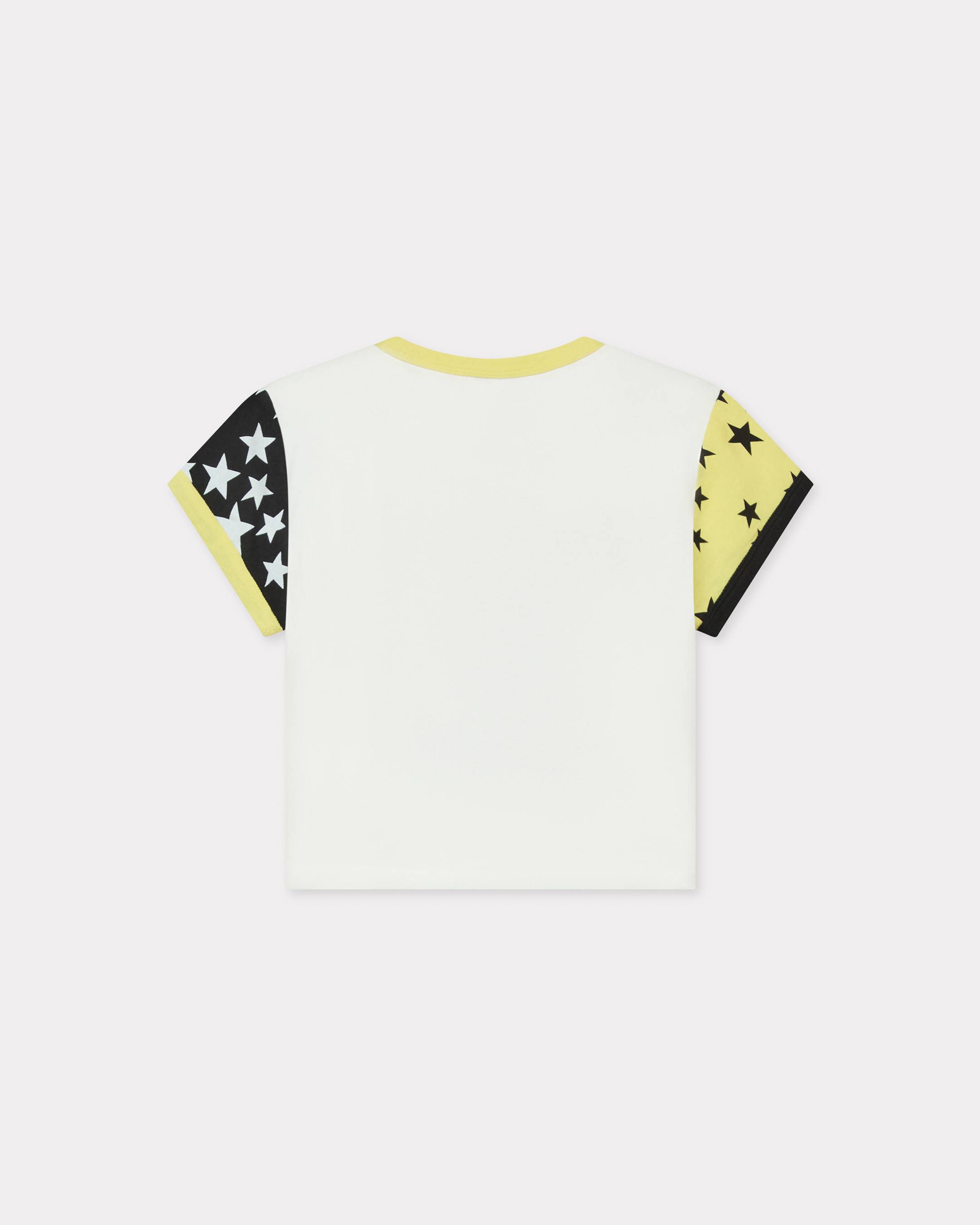 ♚﻿T♛︎S♛︎A♚﻿ KENZO Cartoon' cropped ringer T-shirt in cotton | KENZO