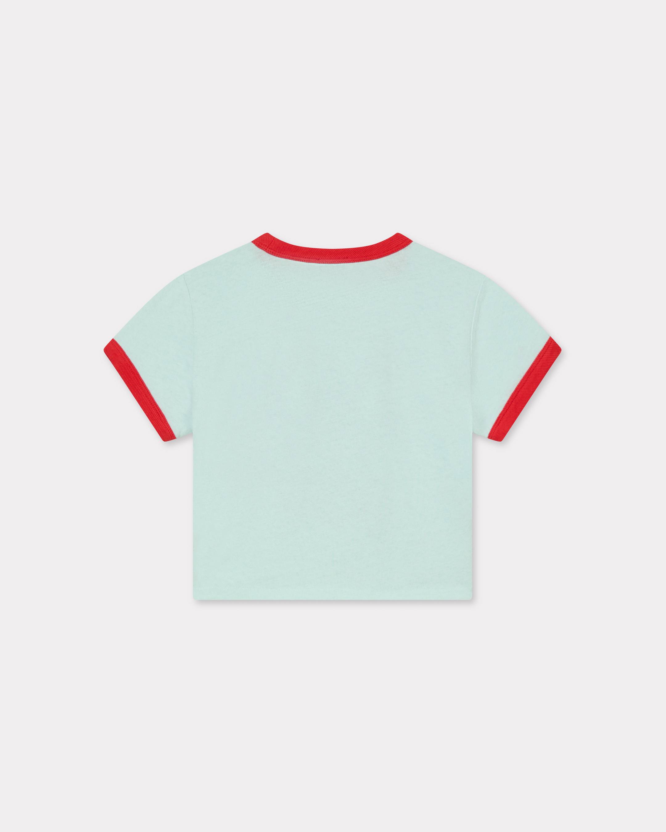 'KENZO Cartoon' cropped ringer T-shirt in cotton