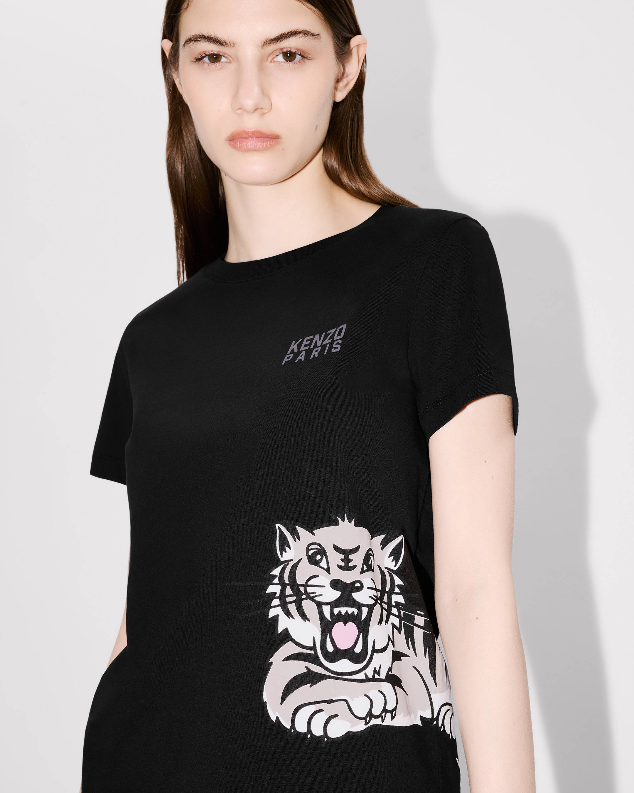 'KENZO Happy Tiger' コットン Tシャツ