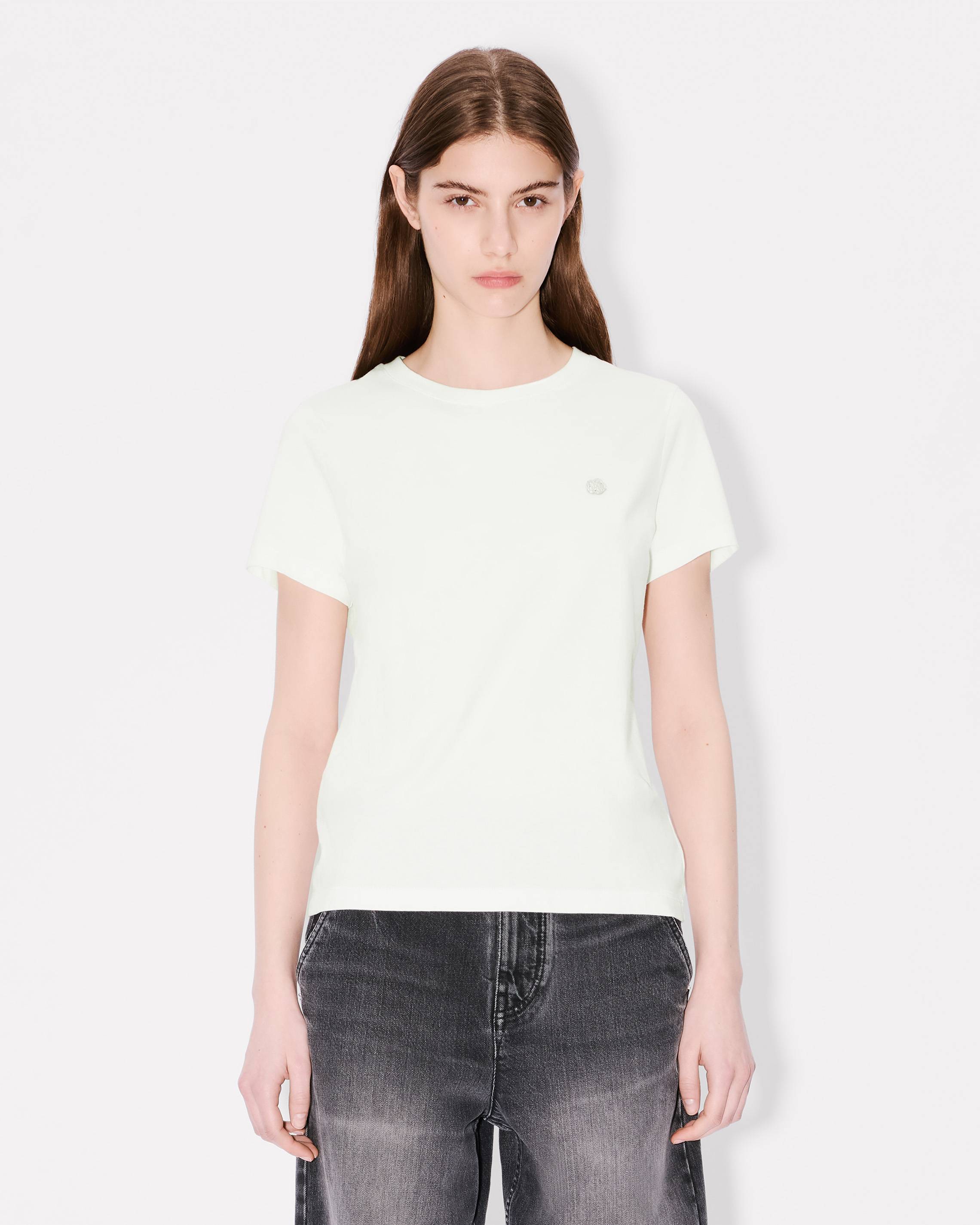 国内発送/KENZO/'Boke Flower 2.0' 刺繍 コットン Tシャツ Boke Flower' embroidered T-shirt in cotton | Women's | KENZO