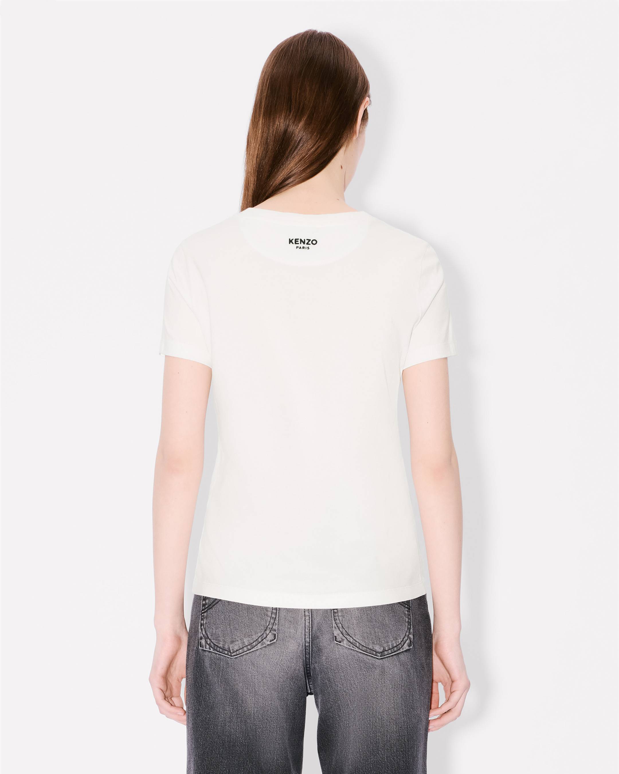 Boke Flower' embroidered T-shirt in cotton | Women's | KENZO