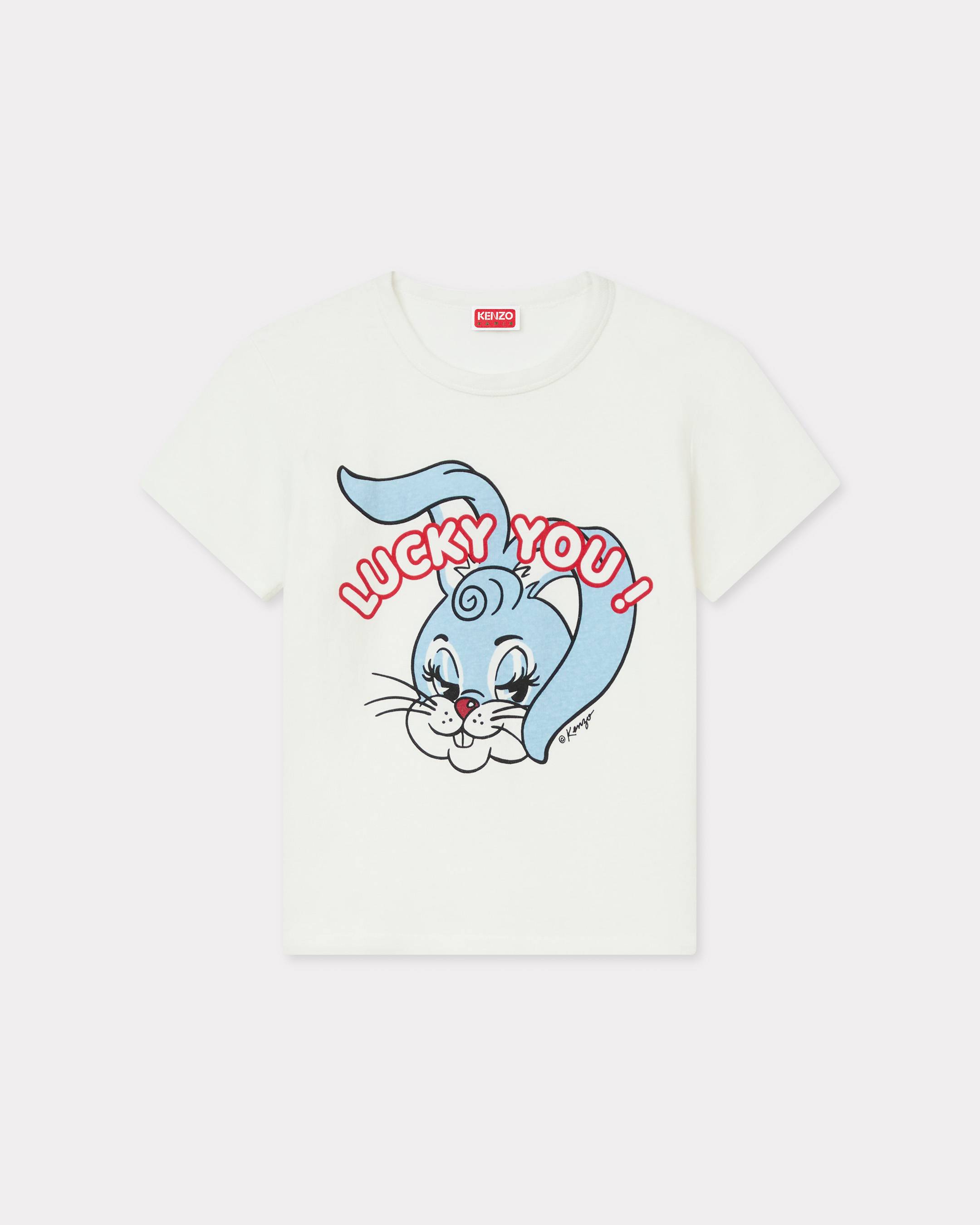KENZO ' Cartoon' T-shirt , Woman, Off White, Size Xs, Cotton