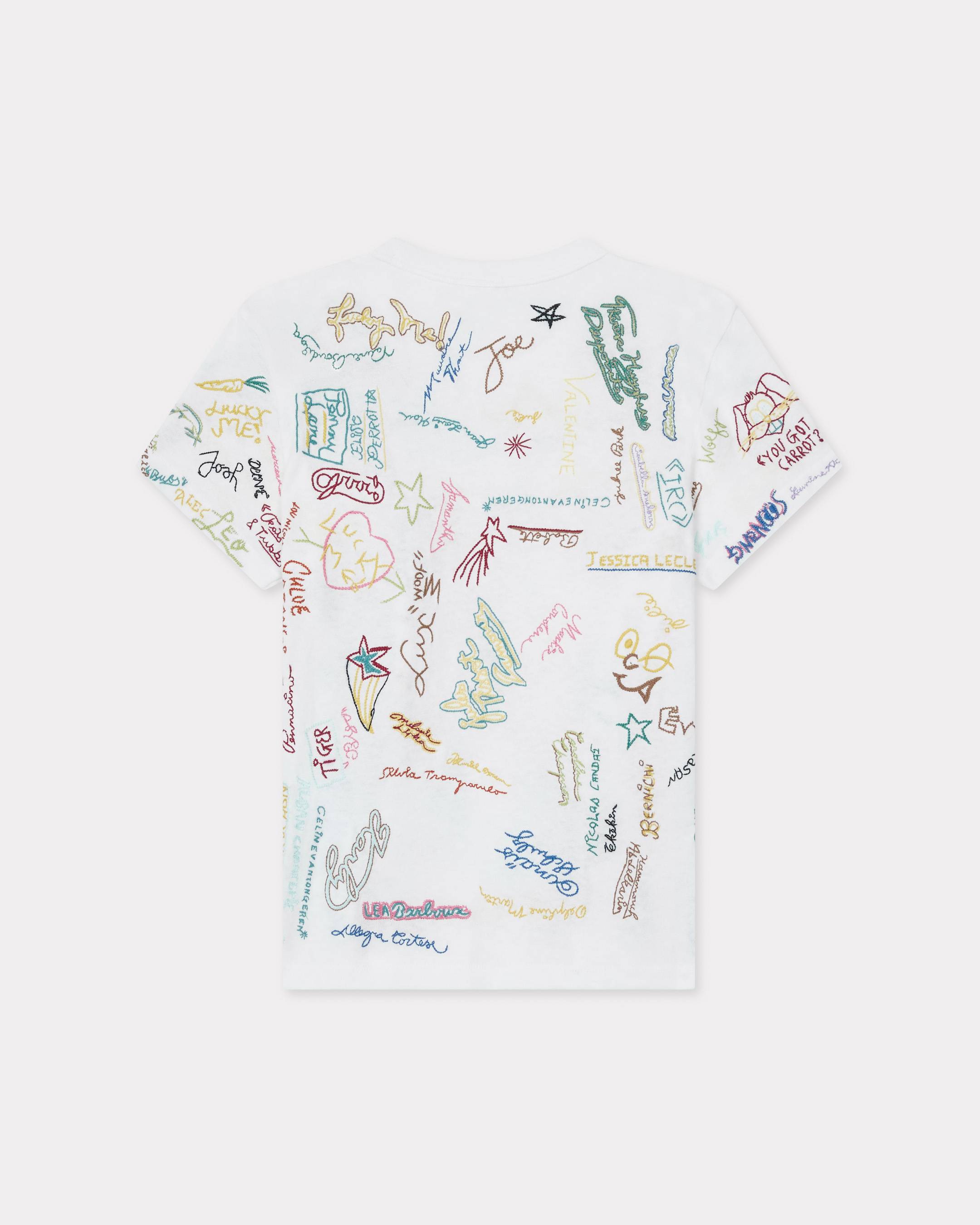 'KENZO Graduation' embroidered T-shirt in cotton