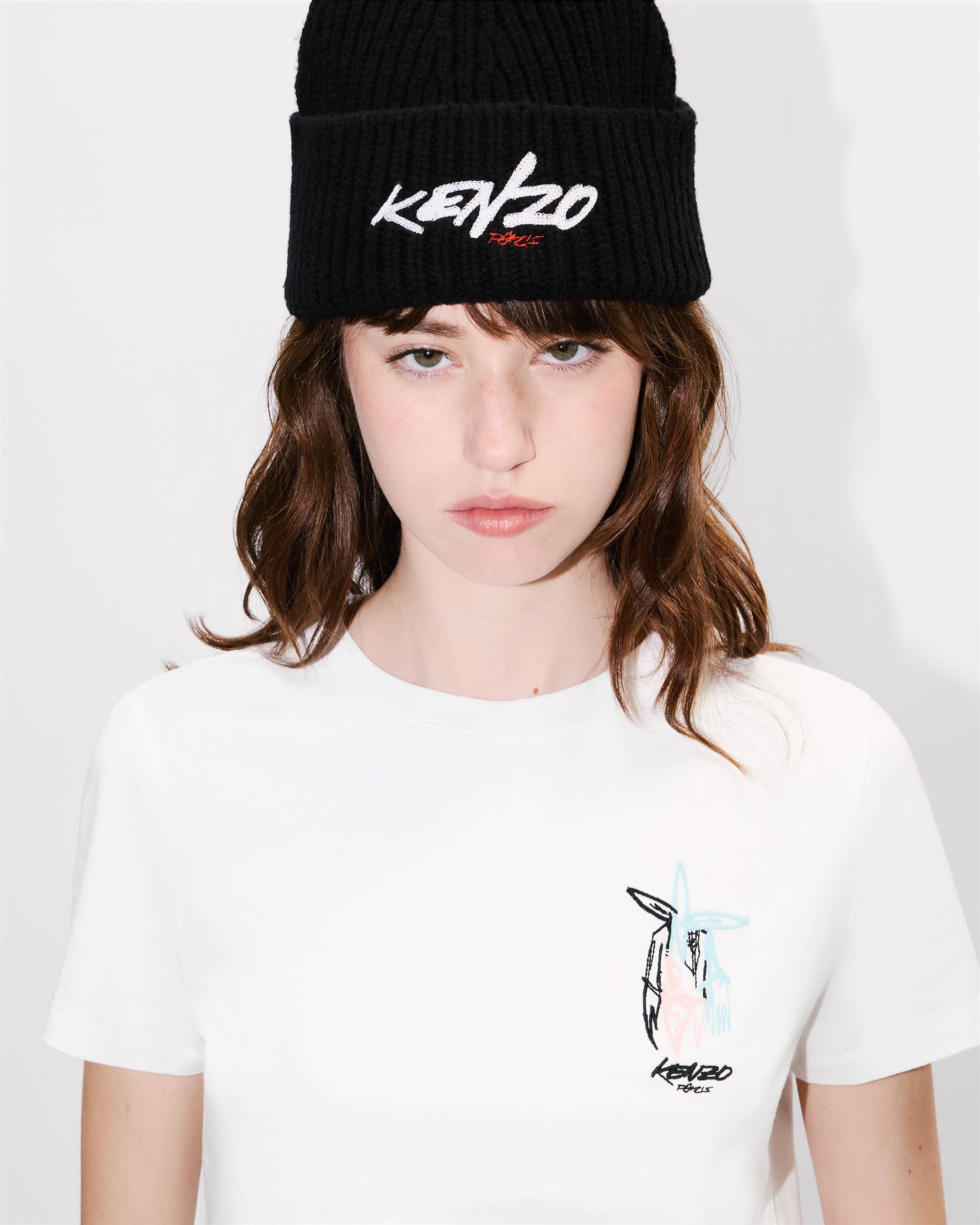 'Kenzo x Futura 2000' embroidered T-shirt in cotton
